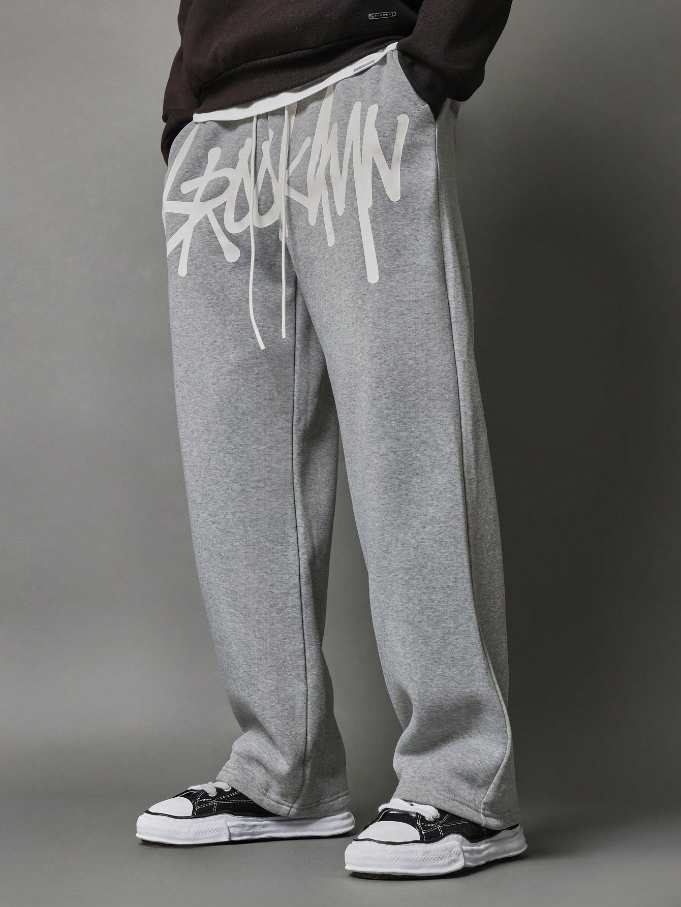 Loose Fit Brooklyn Graphic Print Sweatpants