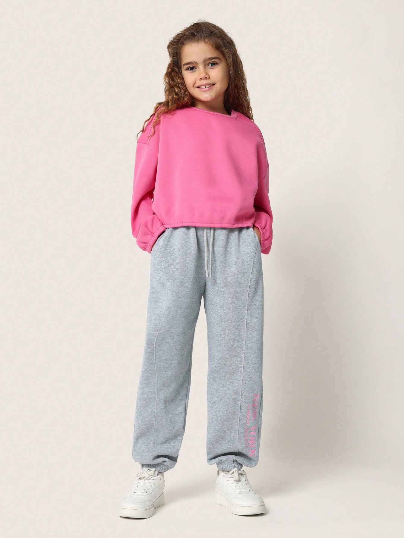 Tween Girls 90's Jogger With Graphic Print