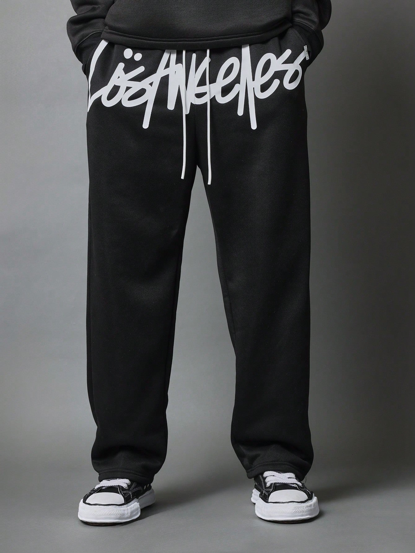 Loose Fit Los Angeles Graphic Print Sweatpants