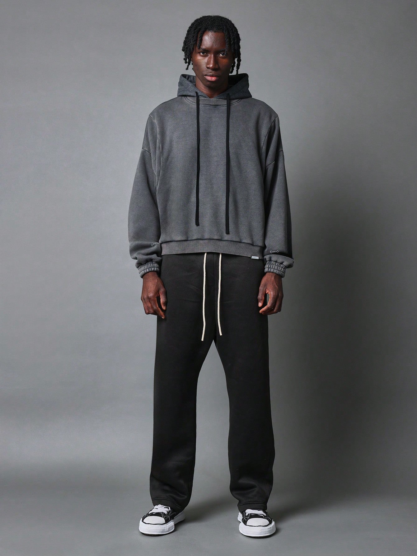 Regular Fit Overhead Washed Hoodie