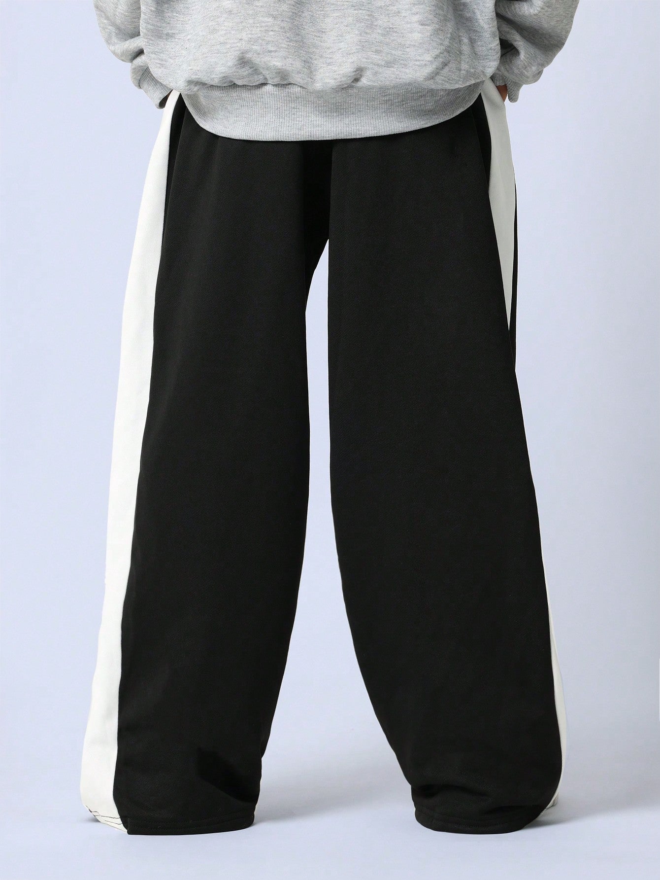 Tween Boys Straight Fit Contrast Colour Panel Sweatpants