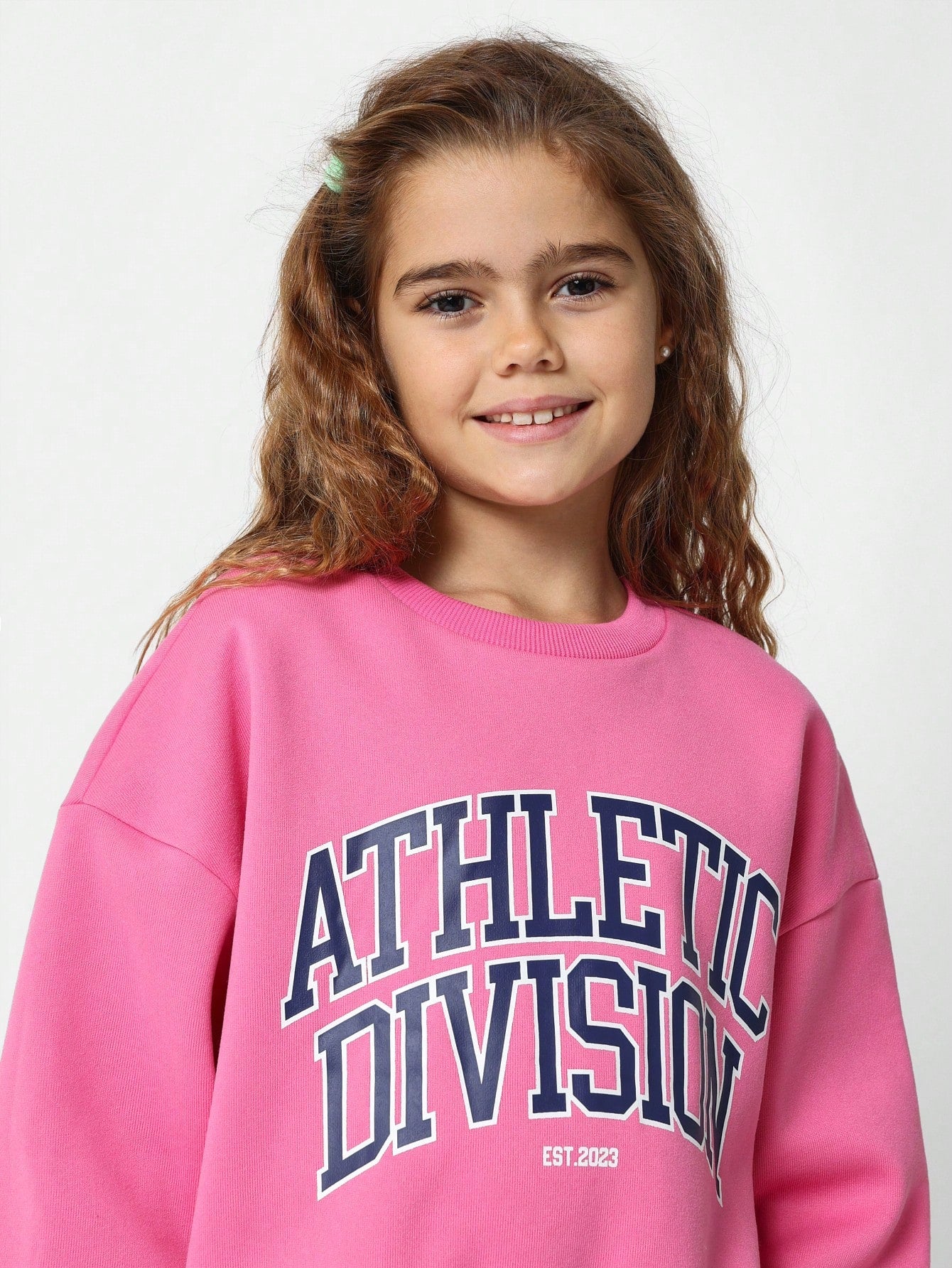 Tween Girls Regular Fit Athletic Division Sweatshirt