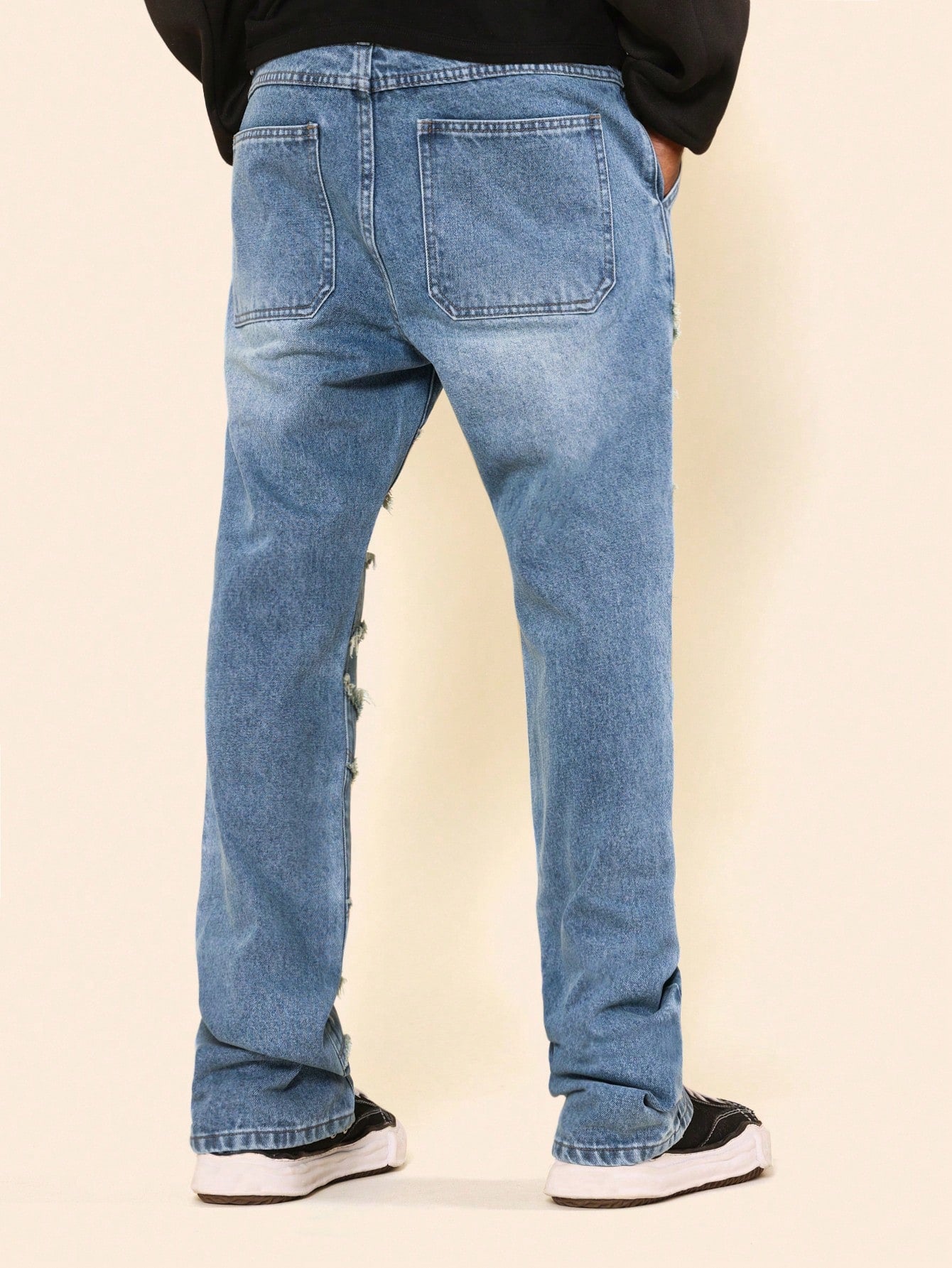 Flare Fit Super Raw Edge Jean