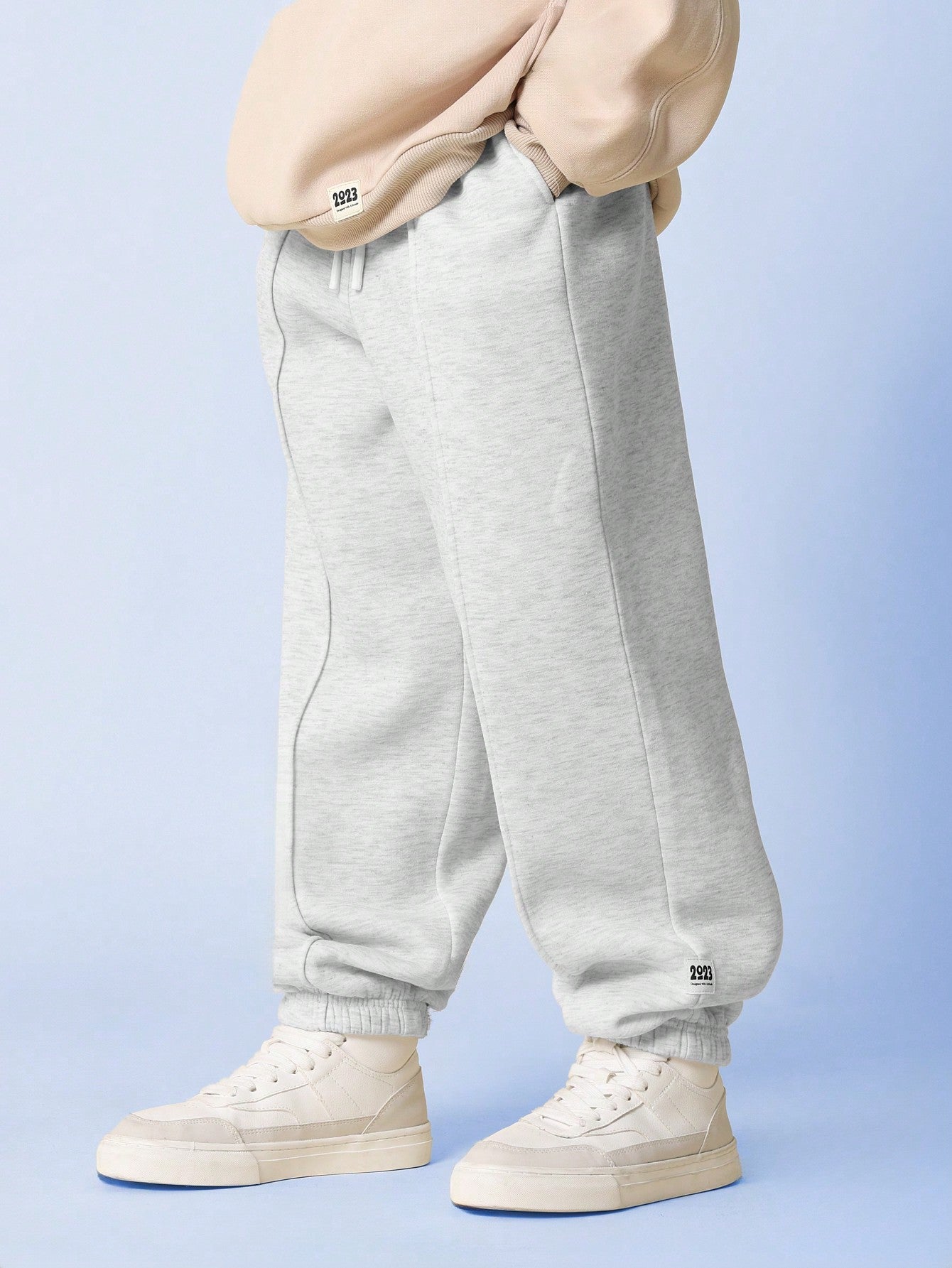 Tween Boys Loose Fit 90's Essential Jogger With Front Seam Detail