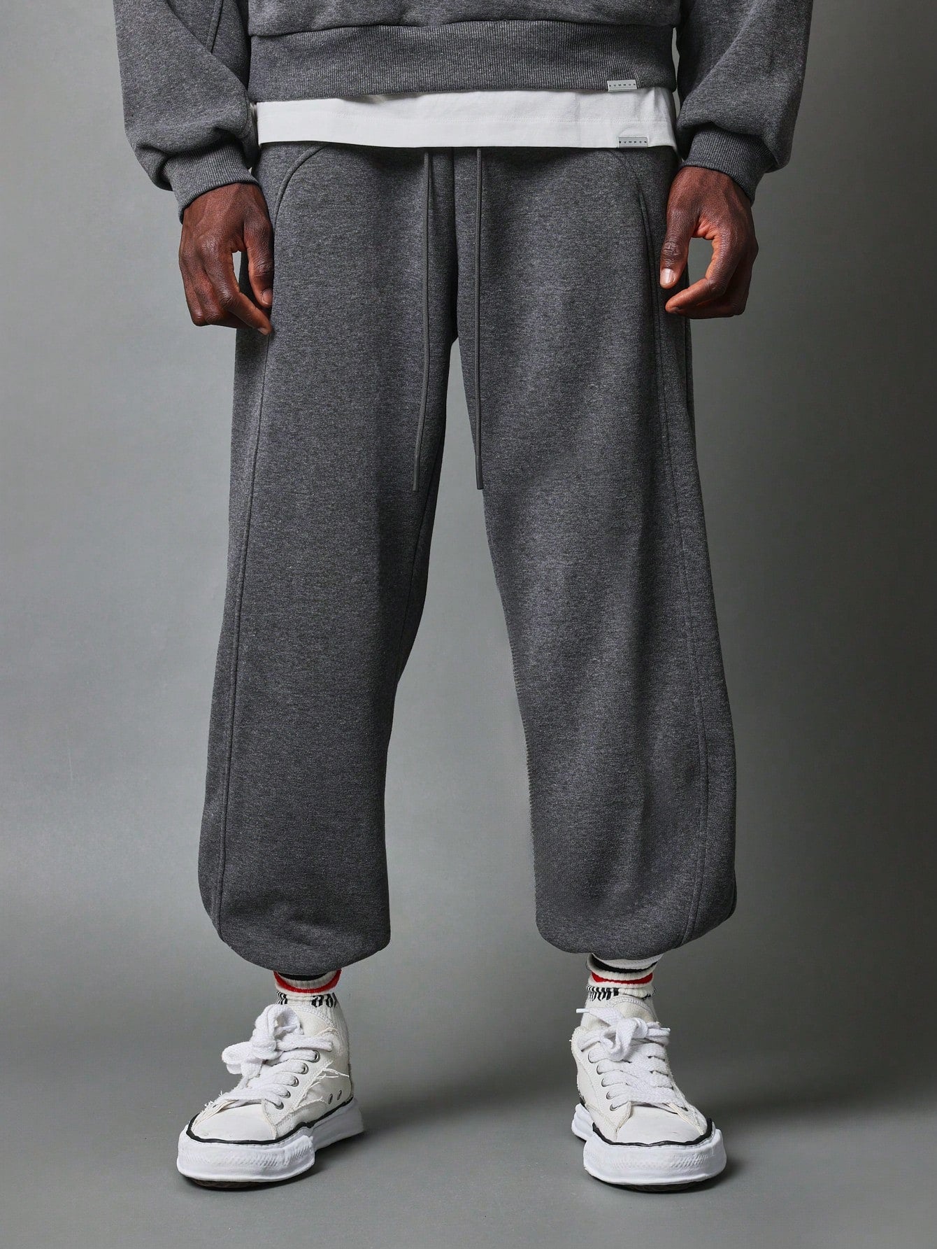 Regular Fit Overhead Half Zip Hoodie And Jogger 2 Piece Set