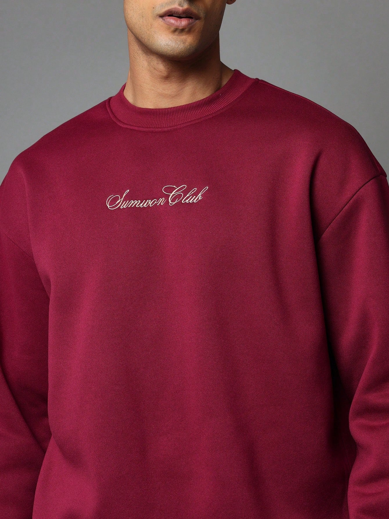 Regular Fit Sweatshirt With Embroidery