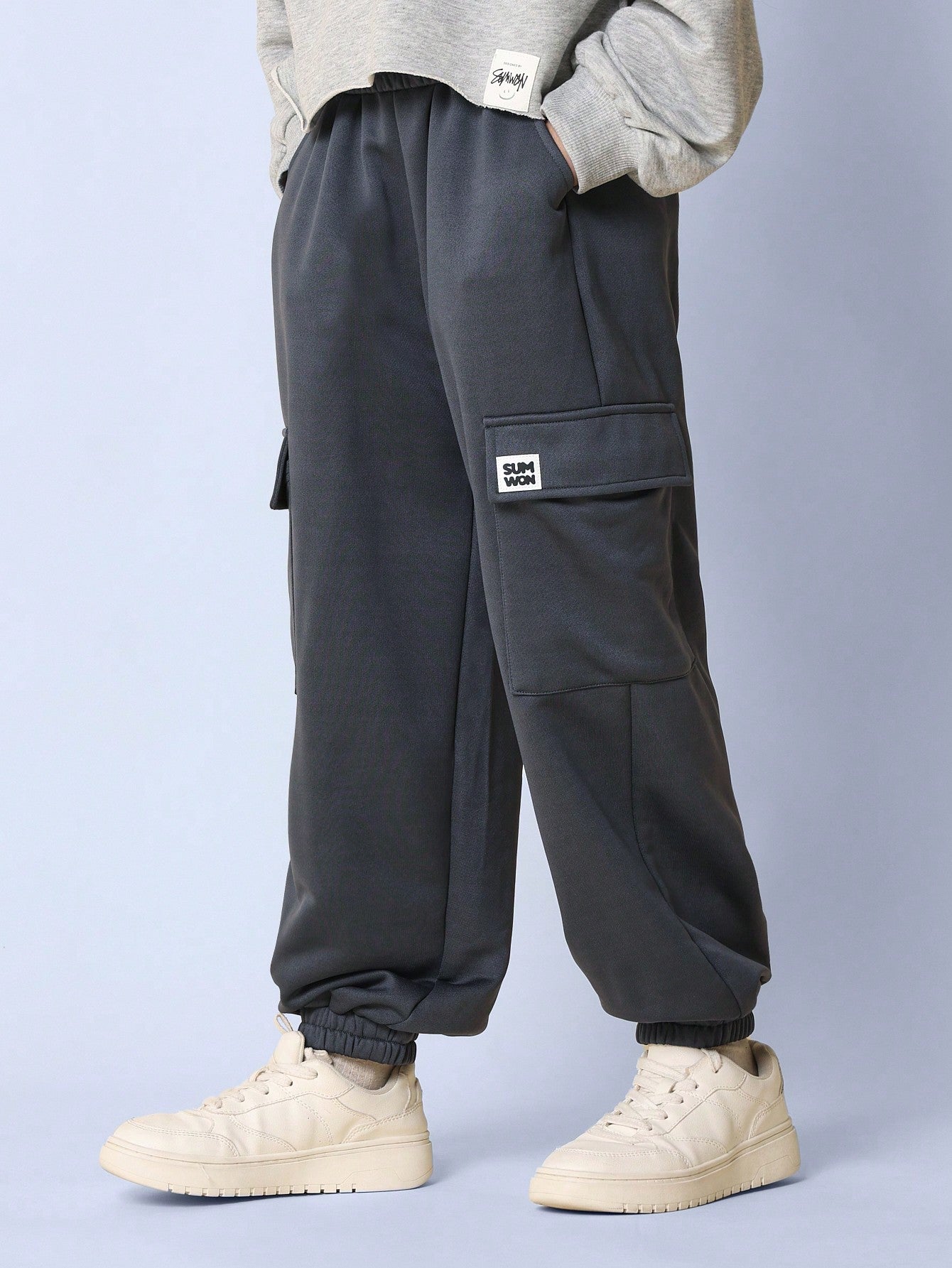 Tween Girls Comfy Straight Fit Cargo Essential Jogger