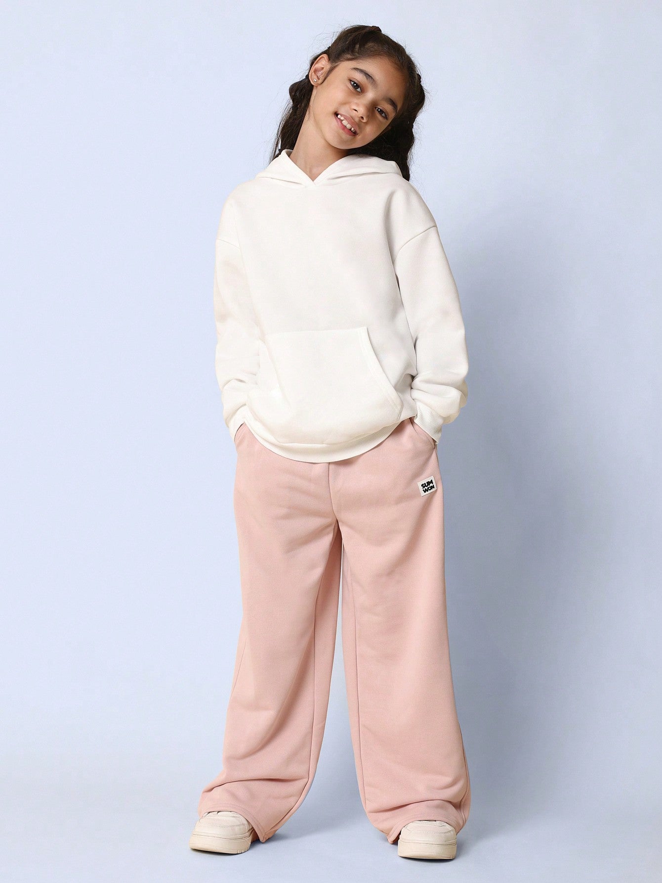 Tween Girls Comfy Wide Leg Essential Sweatpants