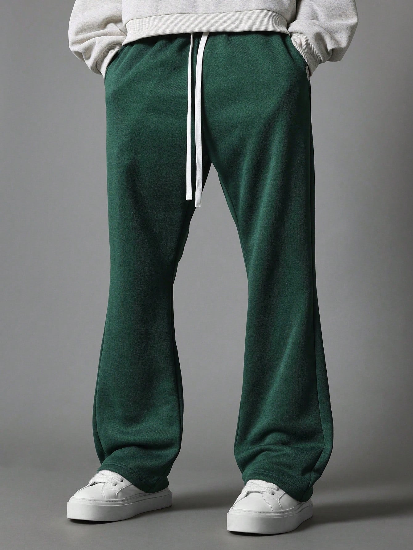 Flare Fit Sweatpants With Drawcords