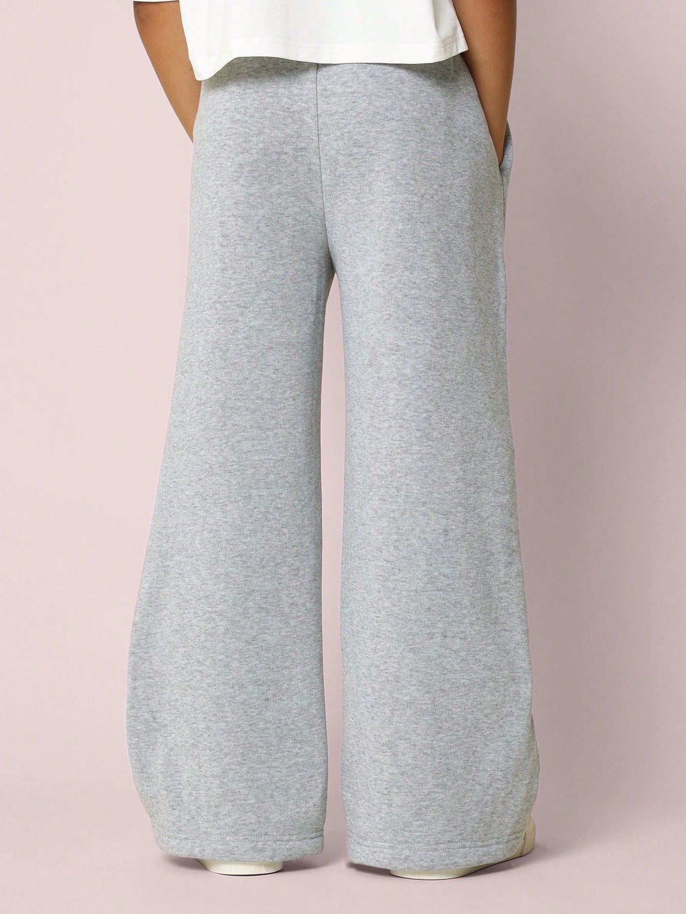 Tween Girls Comfy Wide Leg Pintuck Essential Sweatpants