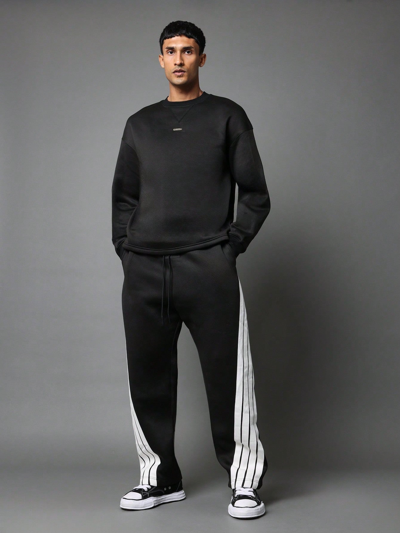 Straight Fit Stripe Sweatpants