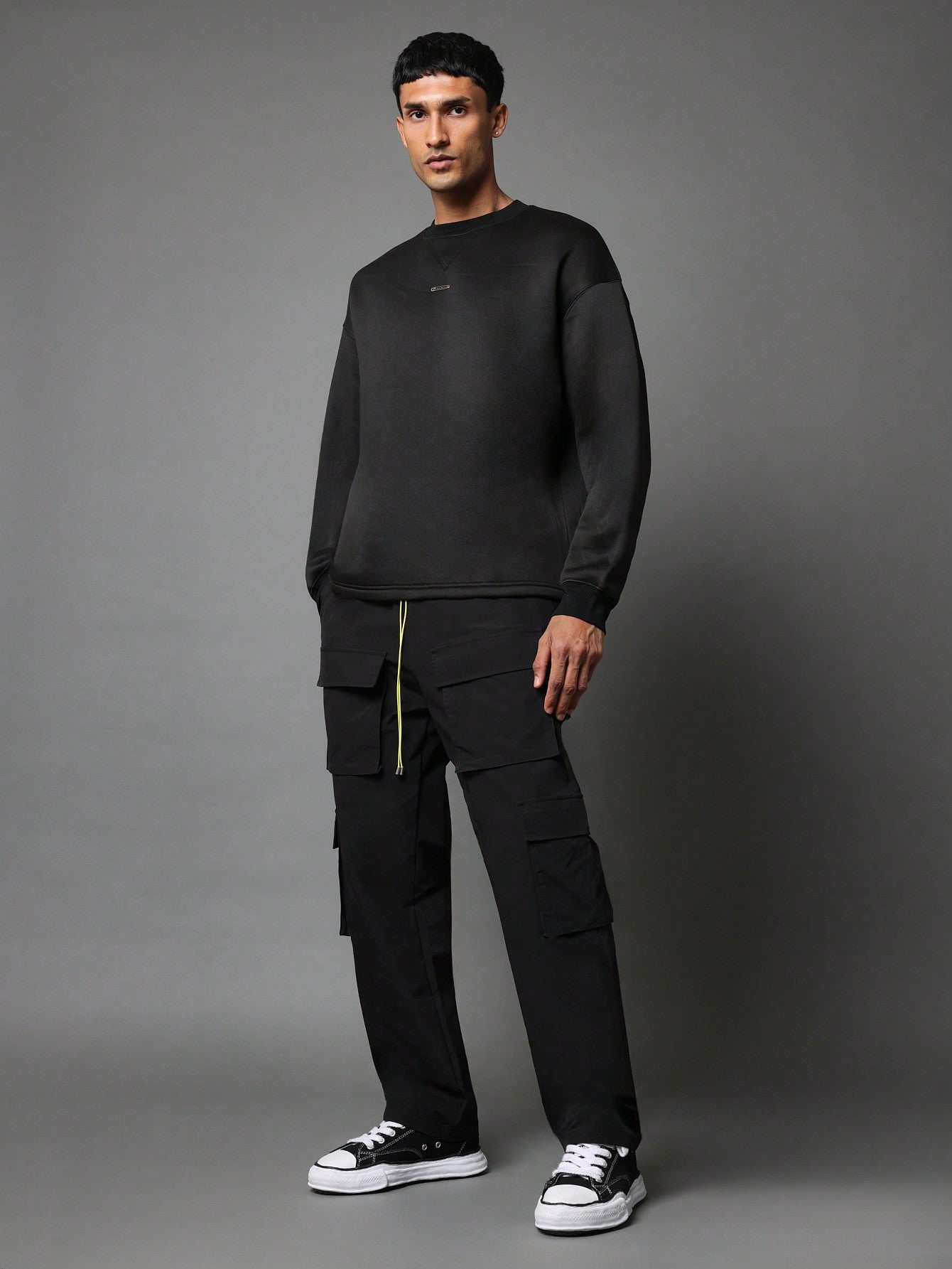 Straight Fit Nylon Cargo Pant