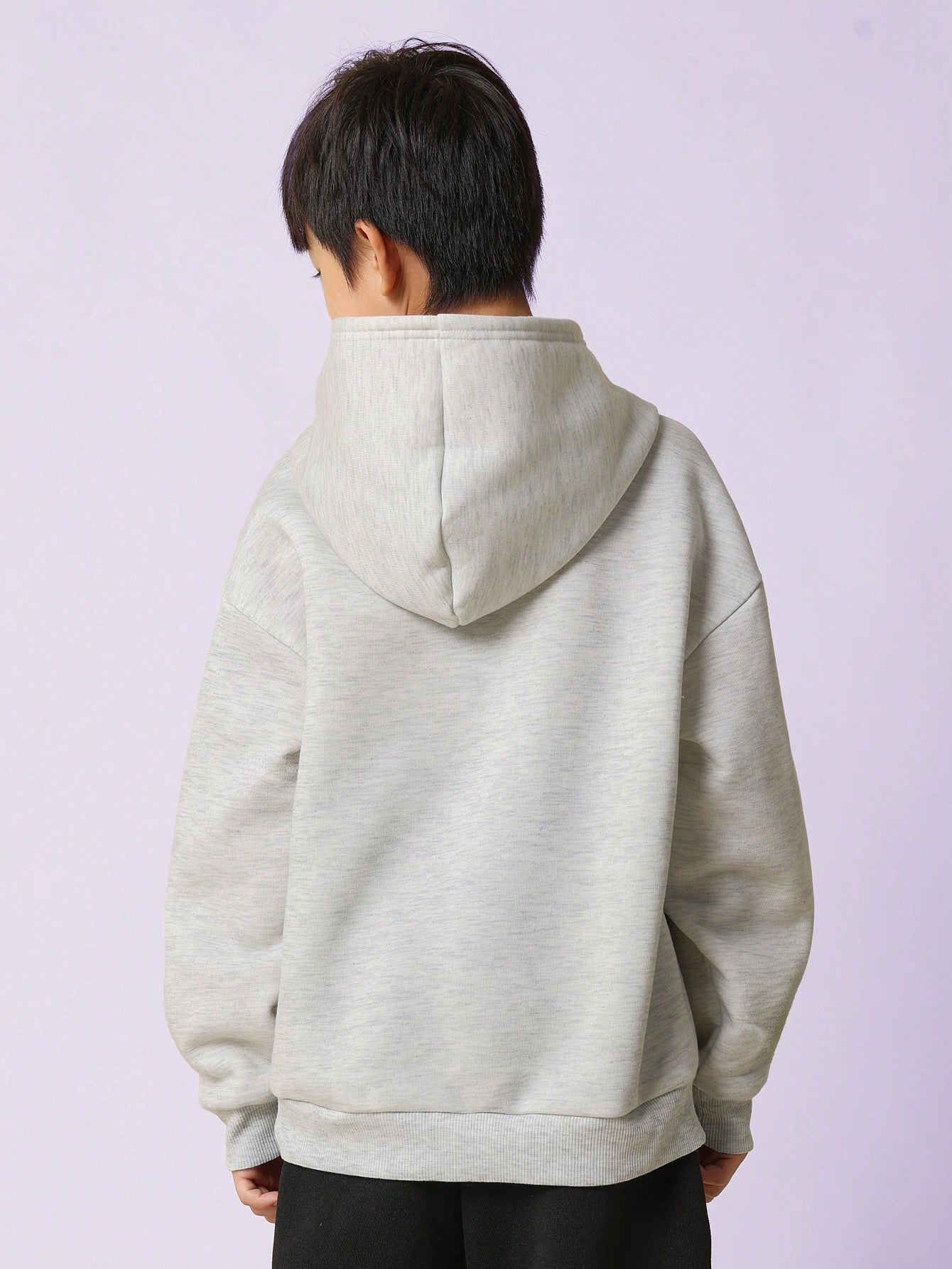 Tween Boys Comfy Regular Fit Overhead Hoodie With Towel Applique