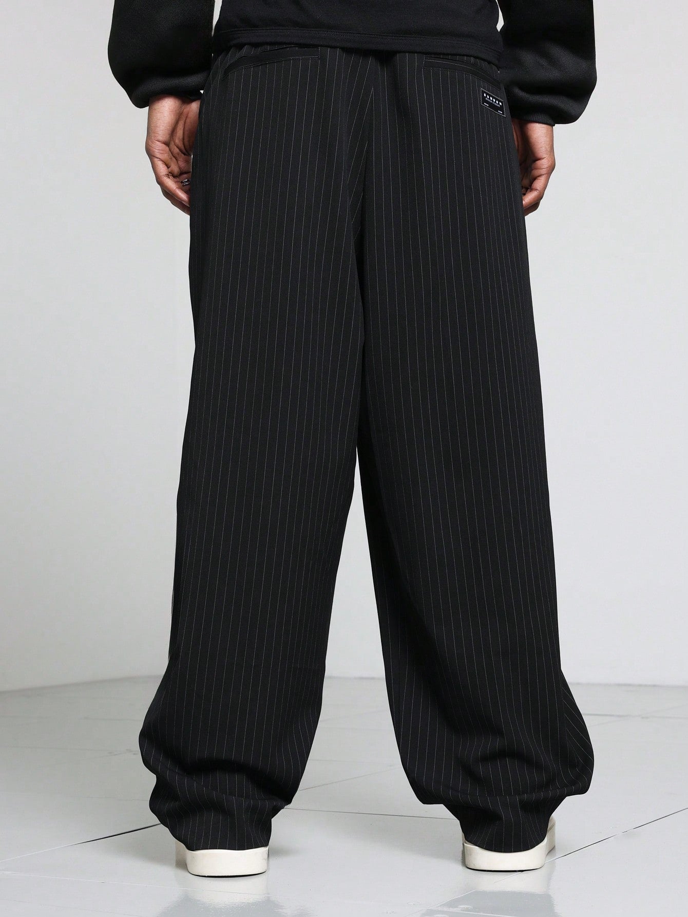 Tailoring Pinstripe Balloon Trousers