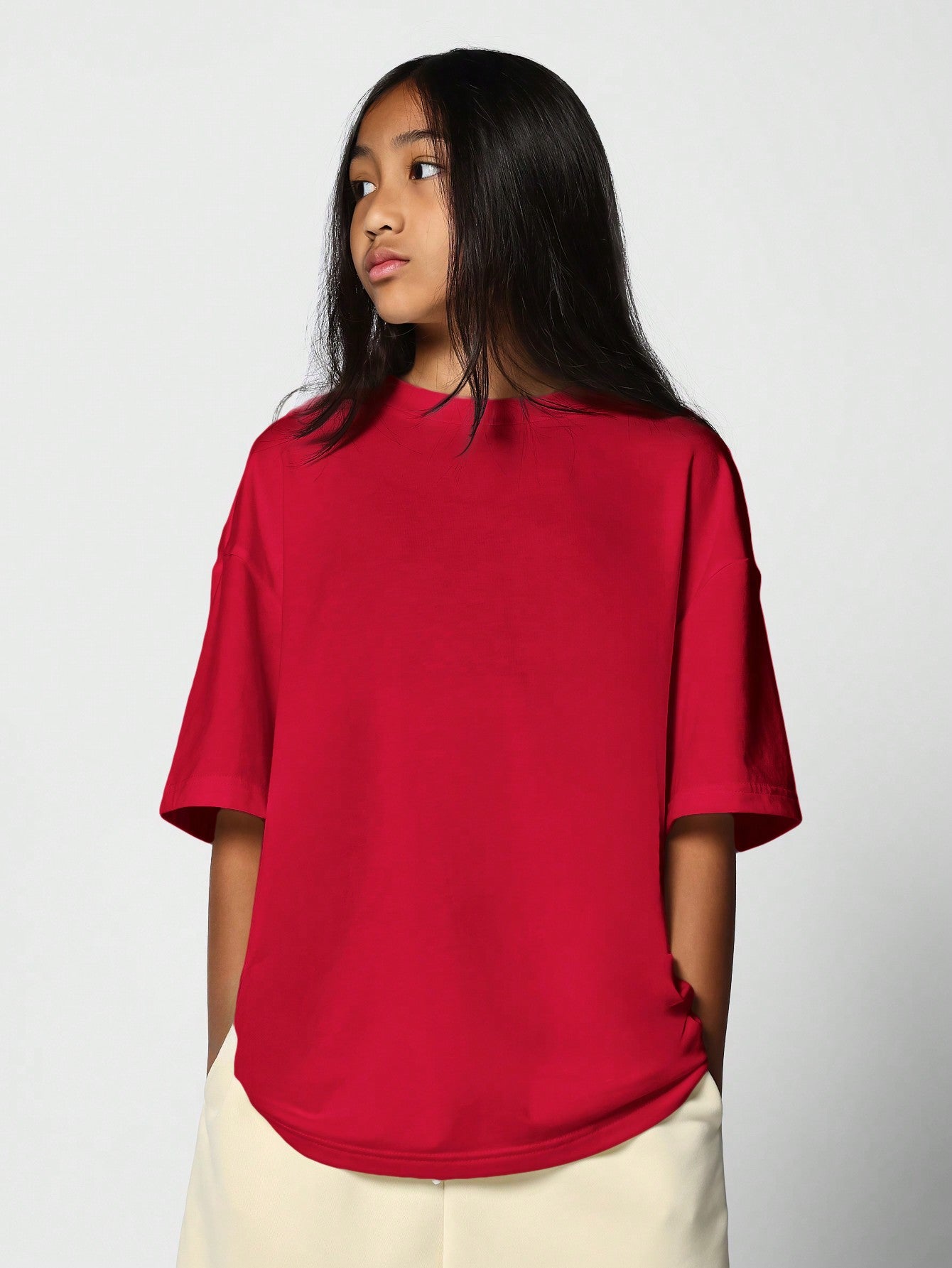 Tween Girl Regular Fit Essential Tee