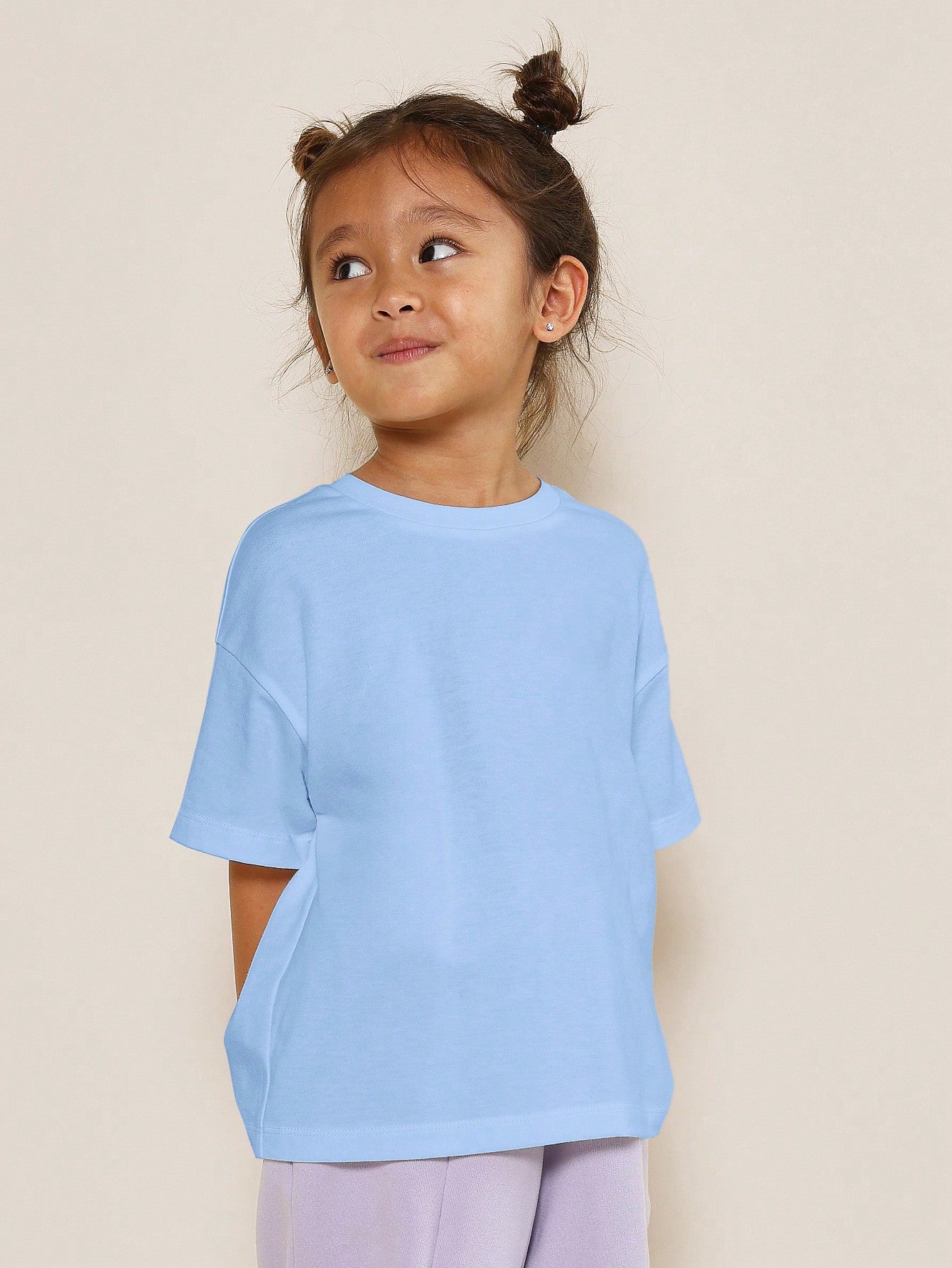 Young Girls Everyday Essentials Oversized T-Shirt With Branded Badge