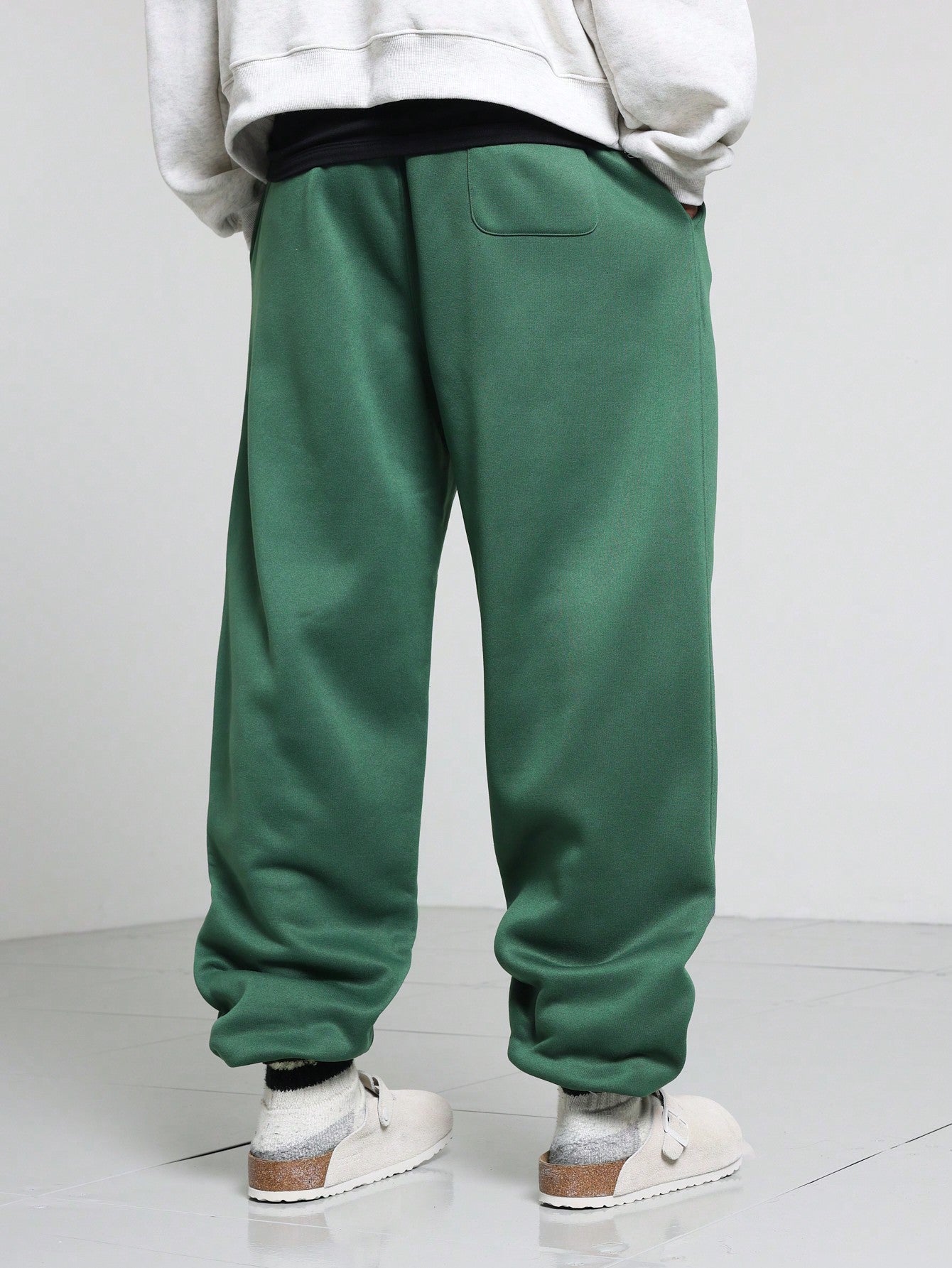 Balloon Fit Jogger With Embroidery & Drawcord