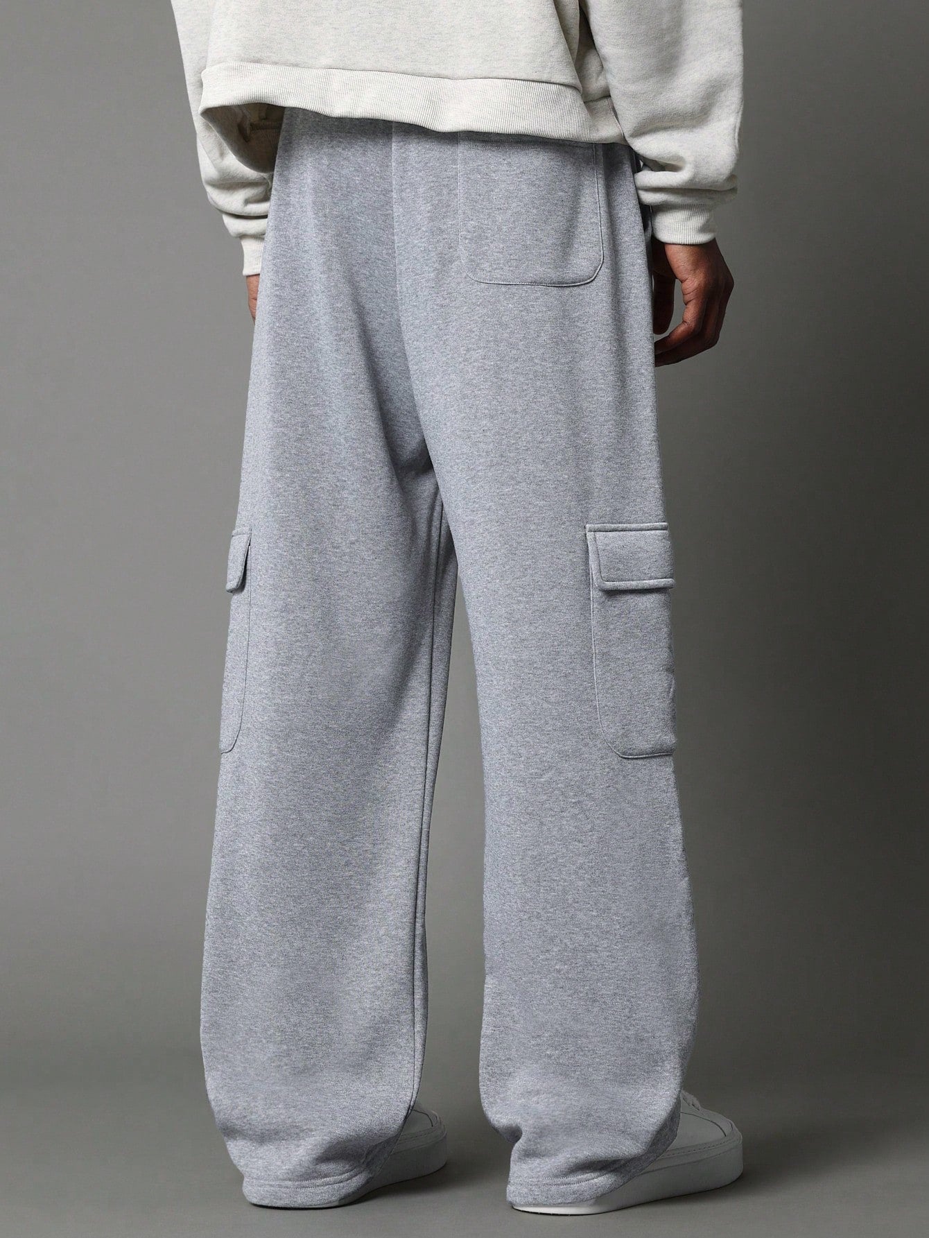 Wide Leg Multi Pocket Cargo Sweatpants