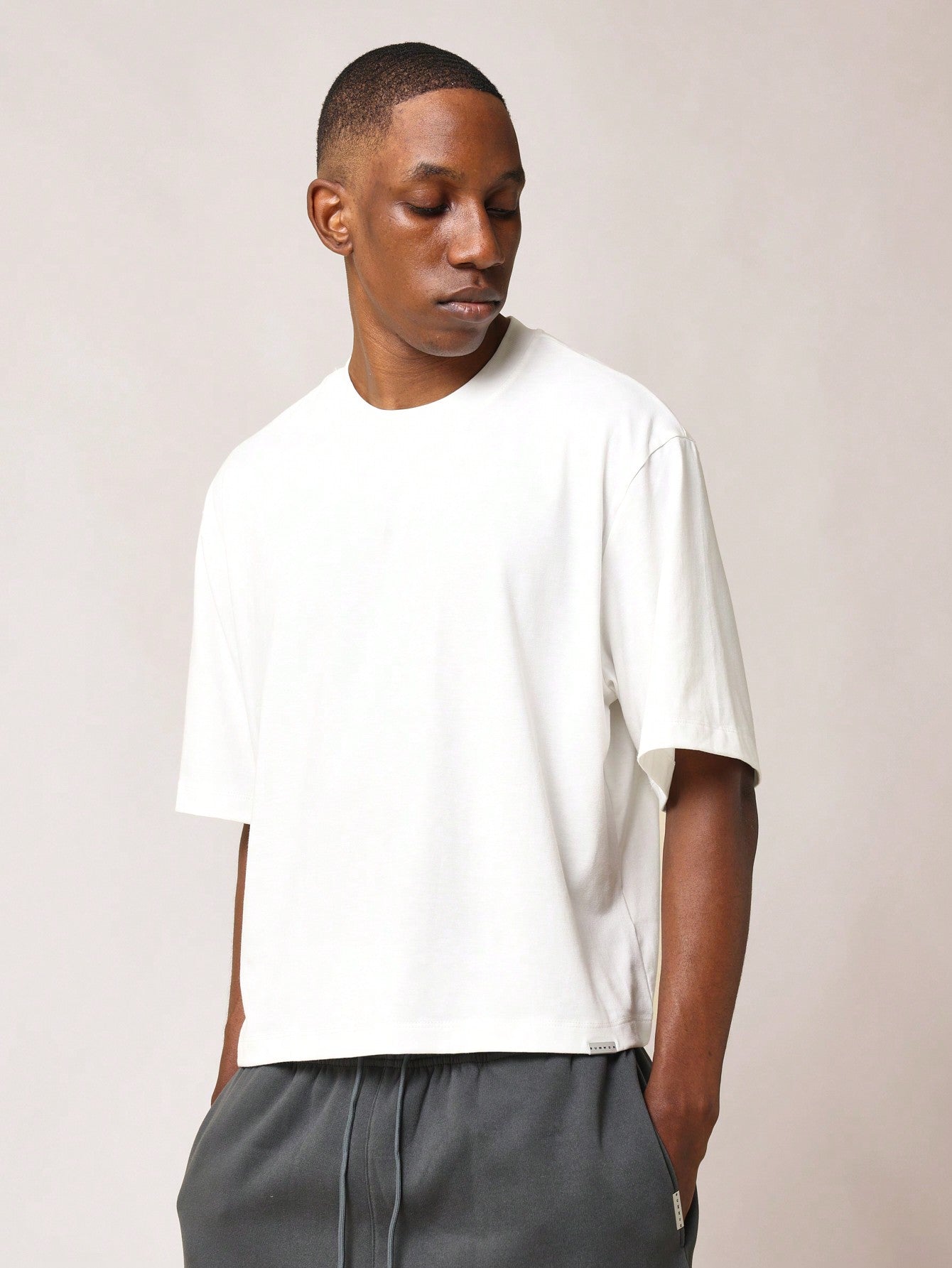 Crop Fit Essential Short Sleeve Tee