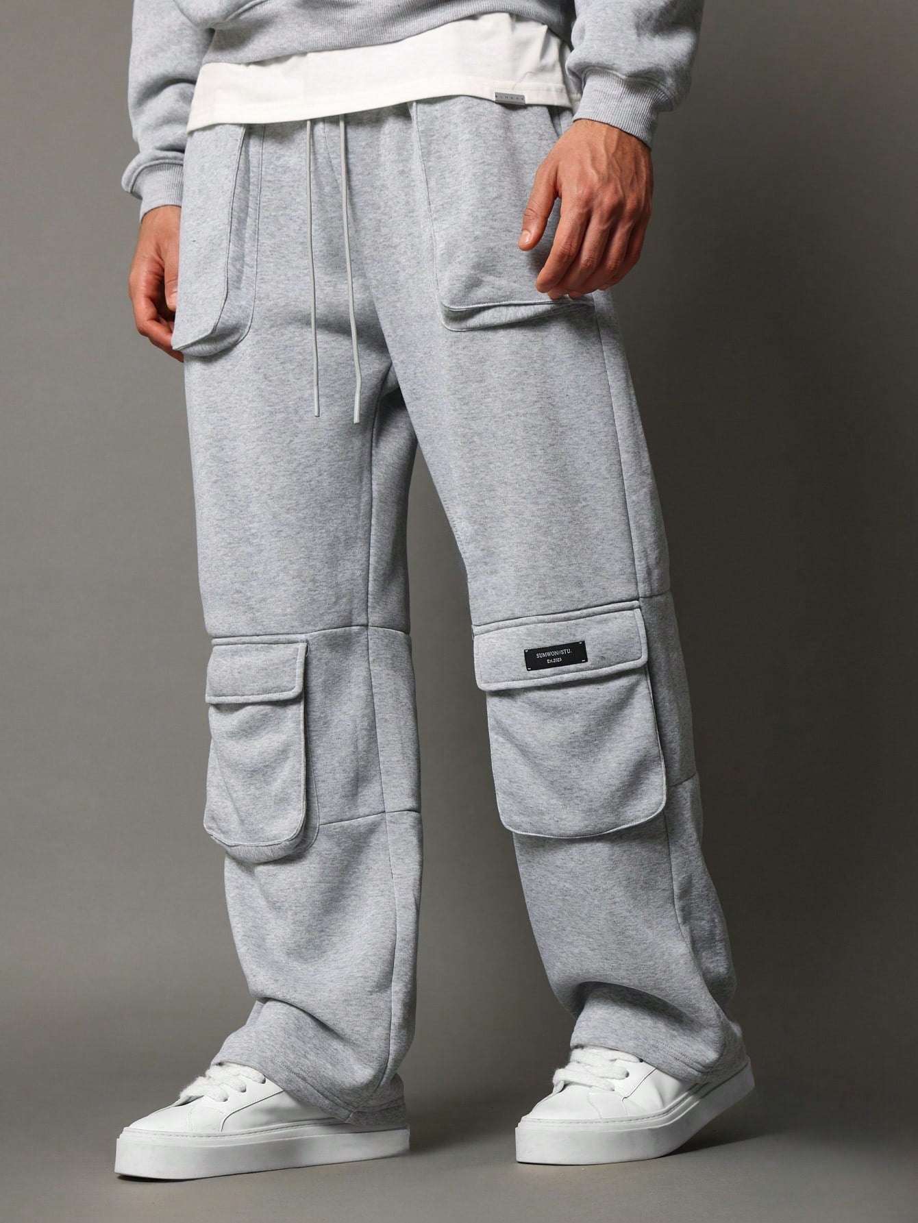 Overhead Regular Fit Hoodie And Loose Fit Cargo Sweatpants 2 Piece Set