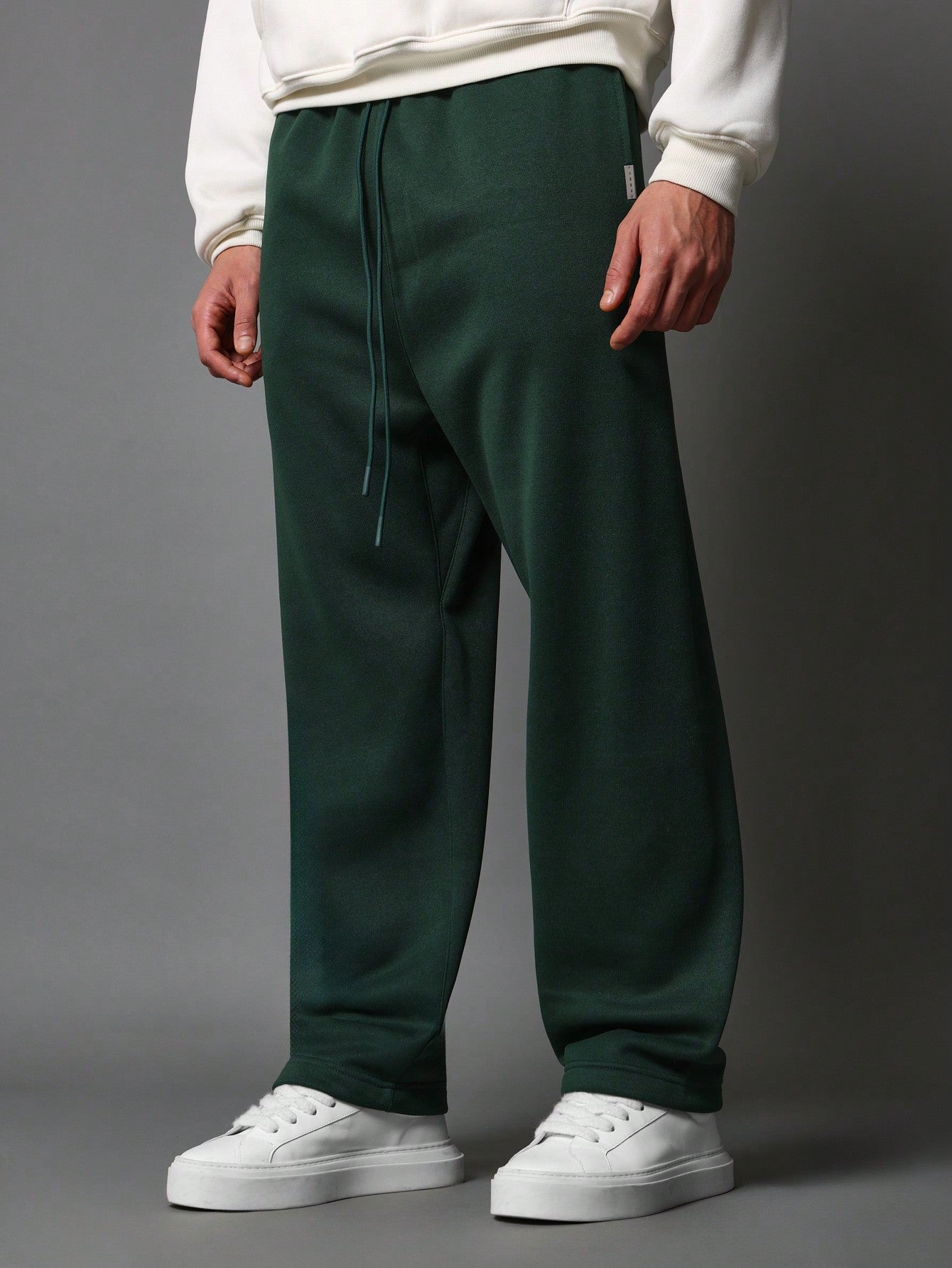 Straight Fit Essential Drop Crotch Jogger