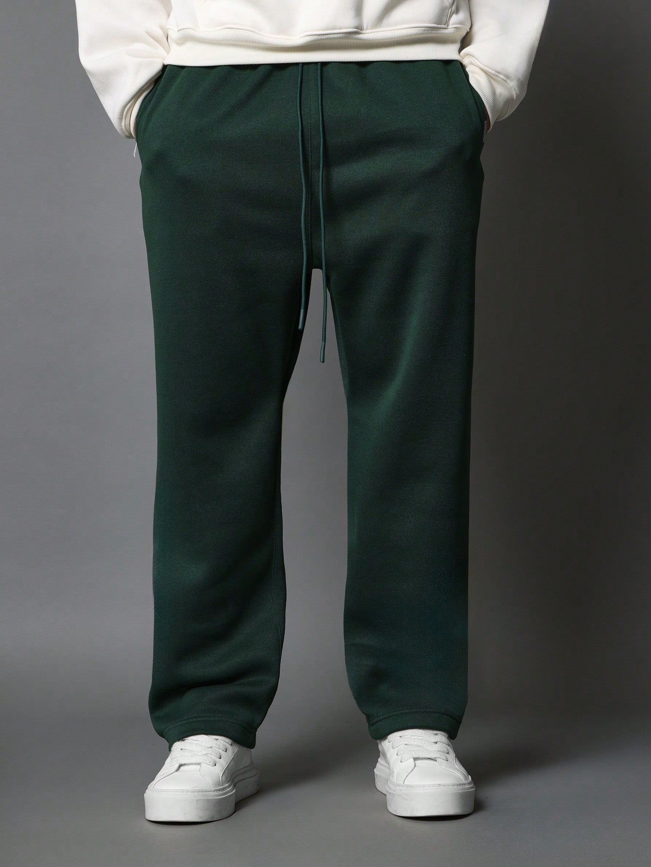 Straight Fit Essential Drop Crotch Jogger