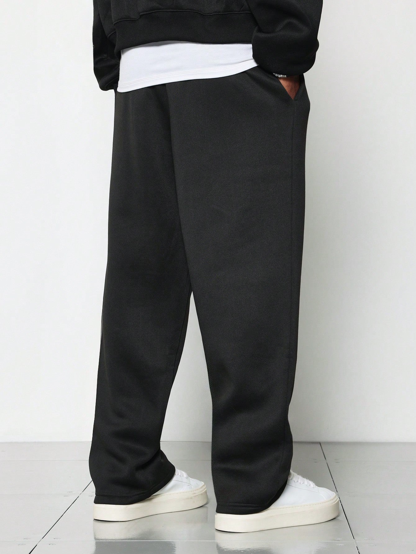 Loose Fit Sweatpants With Stripe And Patch