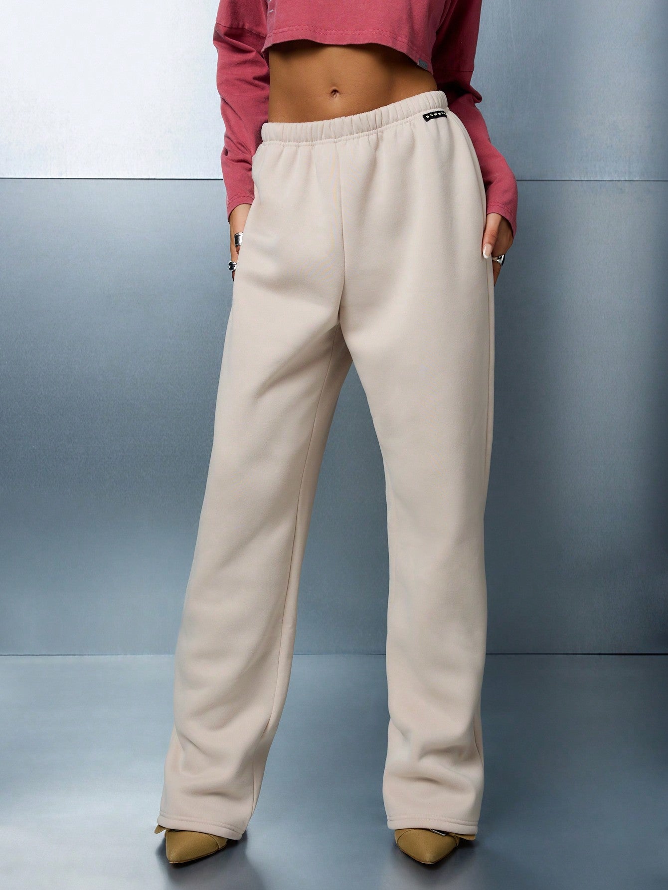 SUMWON WOMEN Pull On Loose Fit Baggy Essential Sweatpants