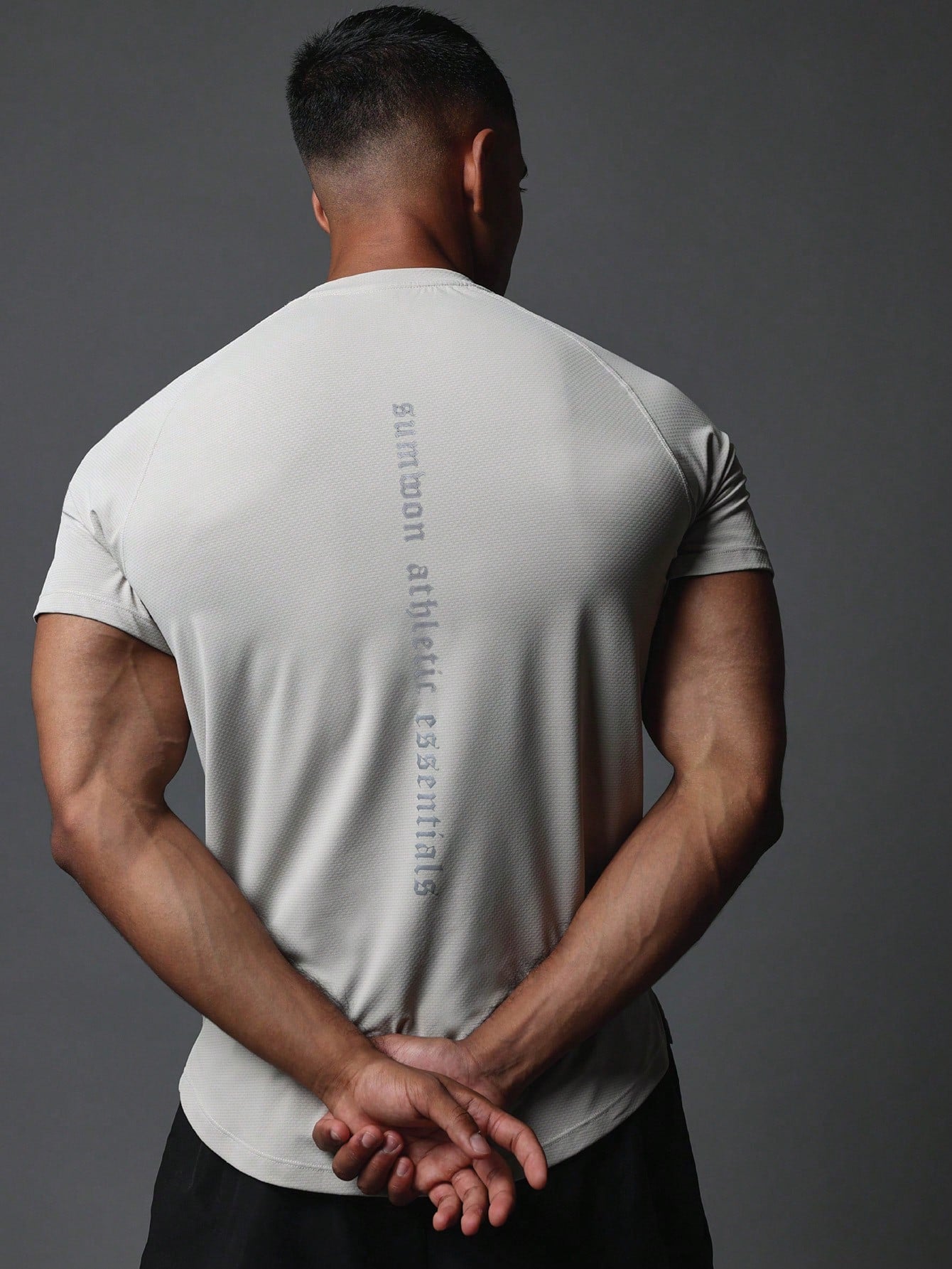 Activewear Superior Fit Premium Breathable T-Shirt With Reflective Print & Reinforce Seam