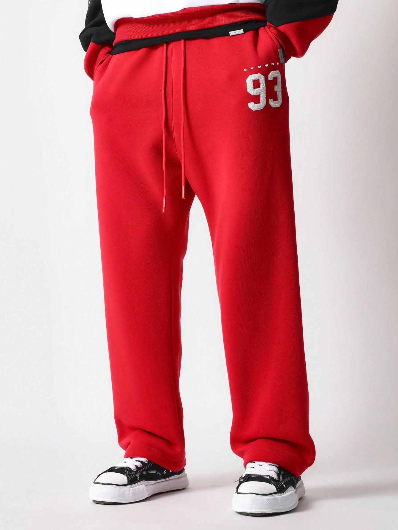 Drop Crotch Jogger With Front Applique