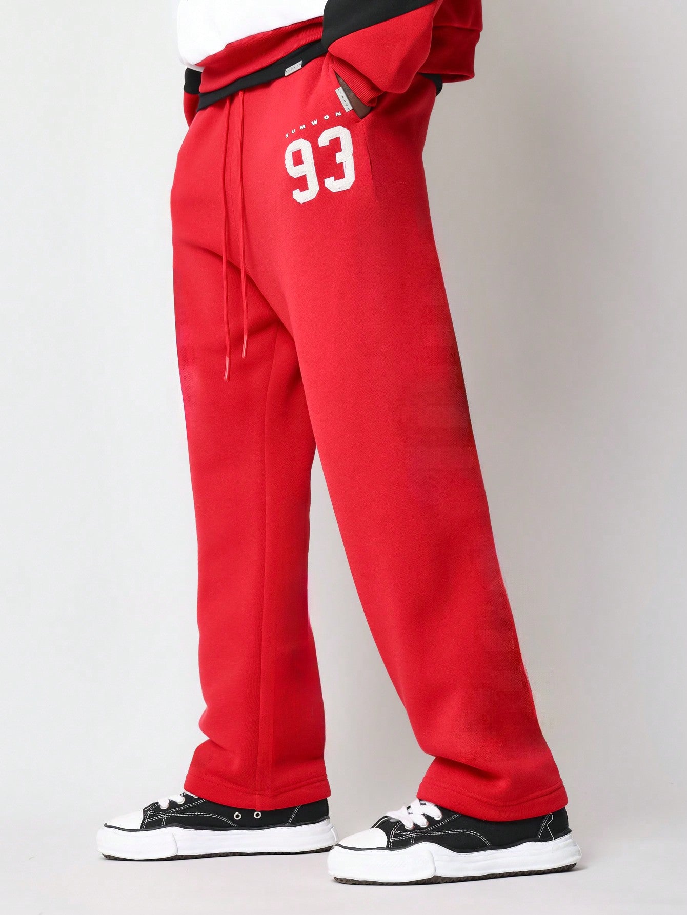 Drop Crotch Jogger With Front Applique