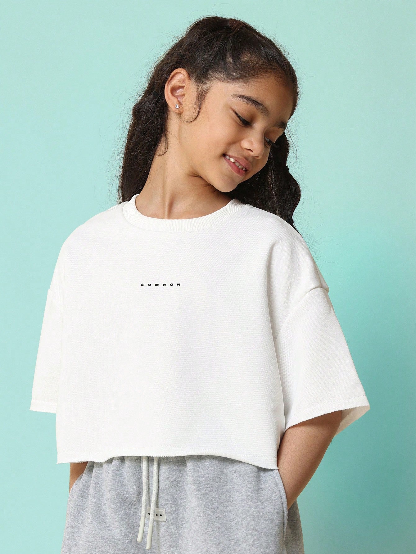 Tween Girls 2 Pack Crop Fit Tee