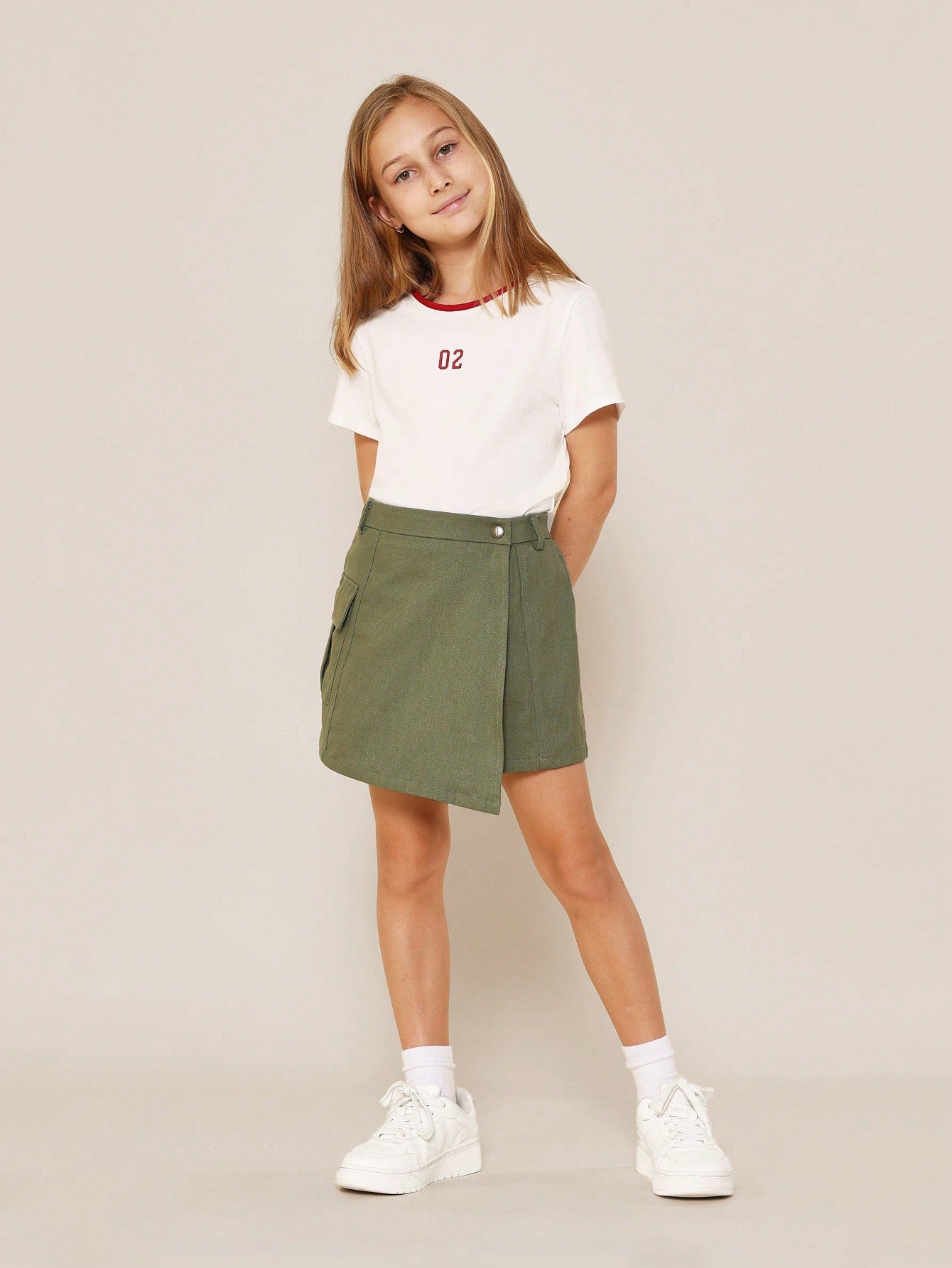 Tween Girls Everyday Play Baby Tee And Skirt 2 Piece Set