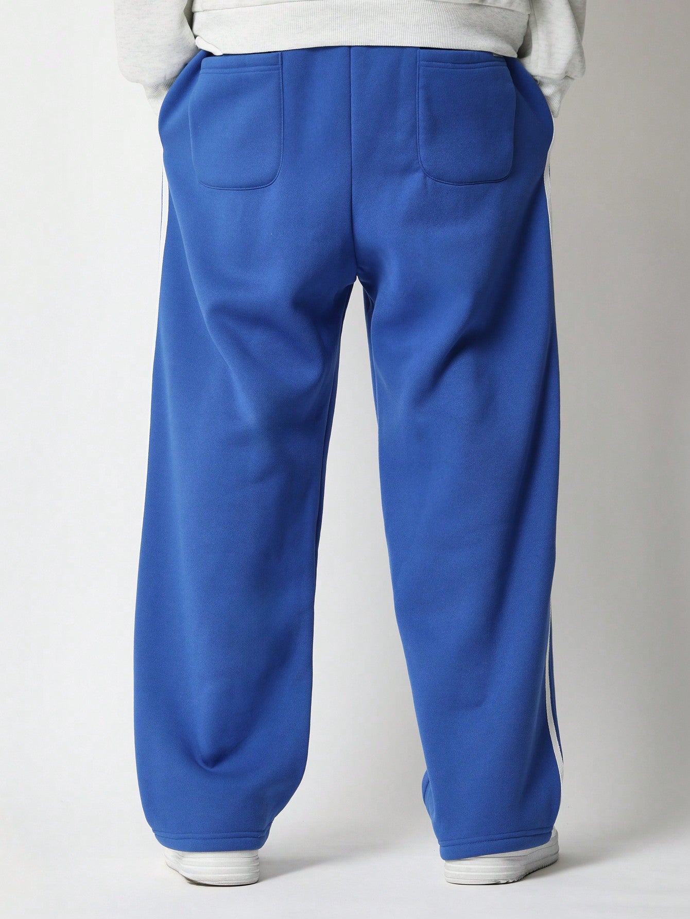 Wide Leg Sweatpants With Number Applique