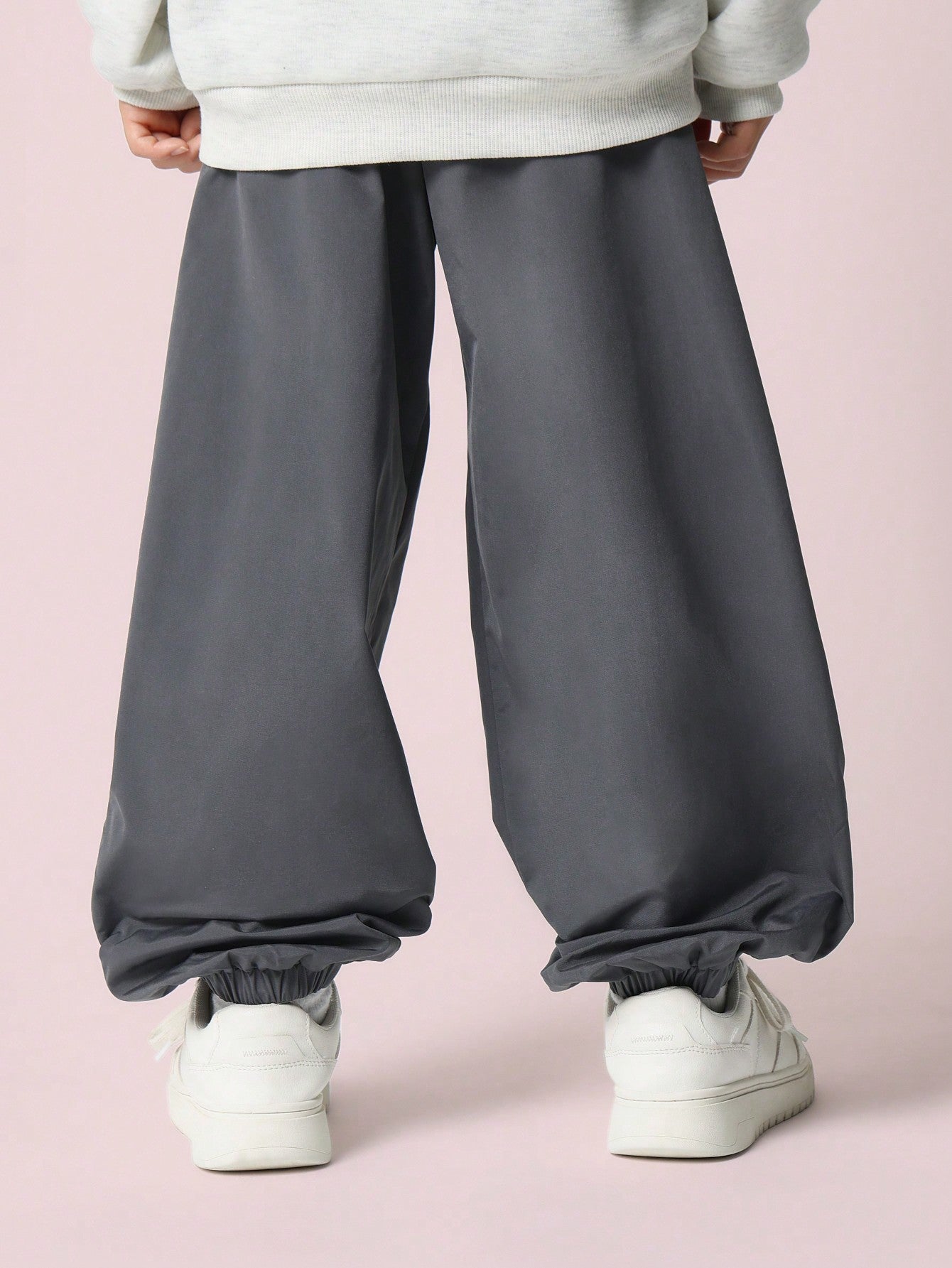 Tween Boys Loose Fit Piping Seam Nylon Pant