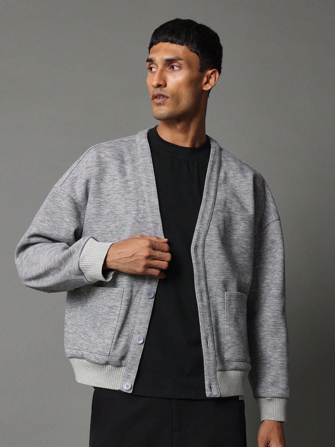 Regular Fit Jersey Cardigan