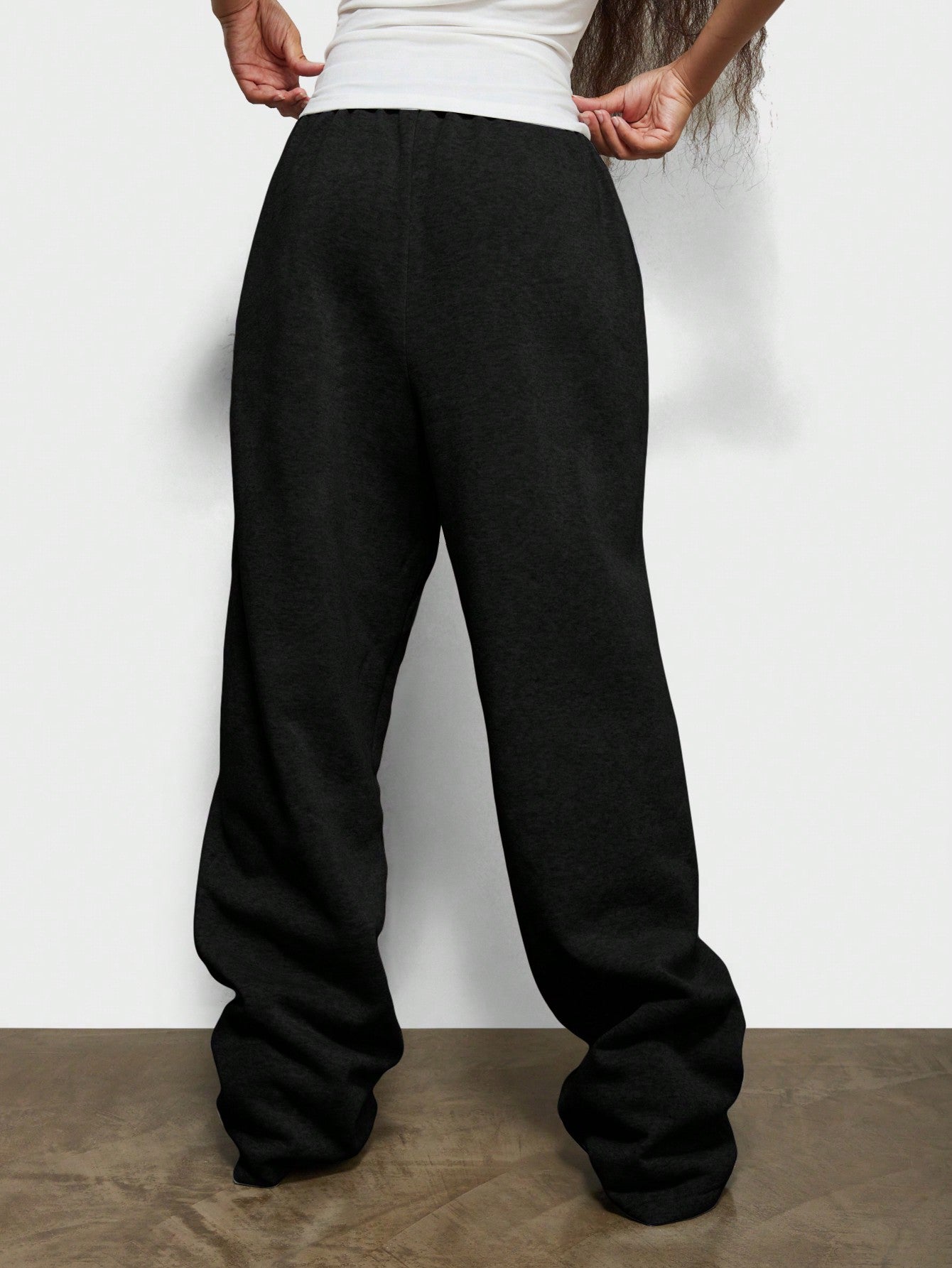 SUMWON WOMEN Pull On Loose Fit Baggy Essential Sweatpants