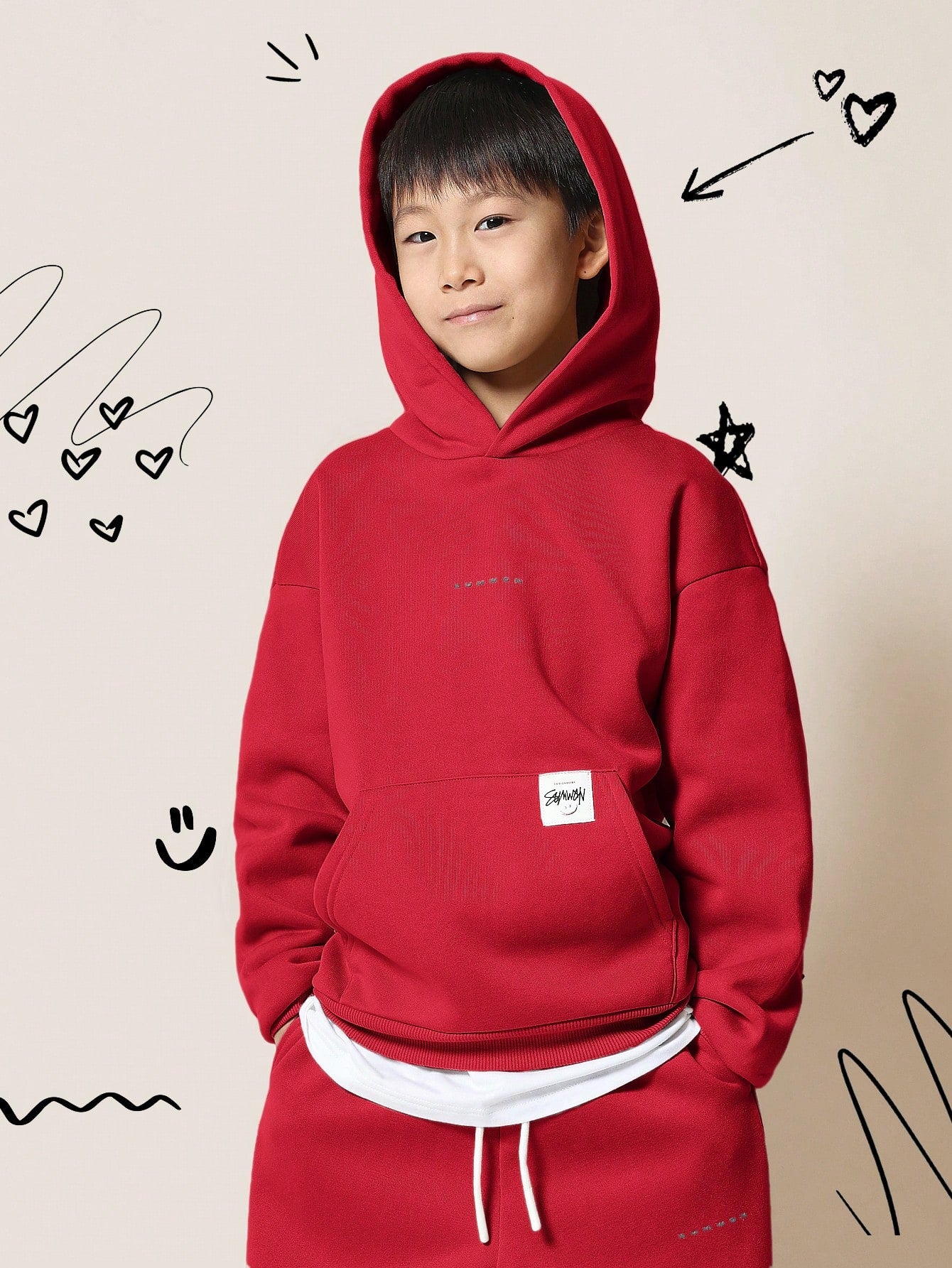 Tween Boys Overhead Hoodie And 90s Jogger 2 Piece Set