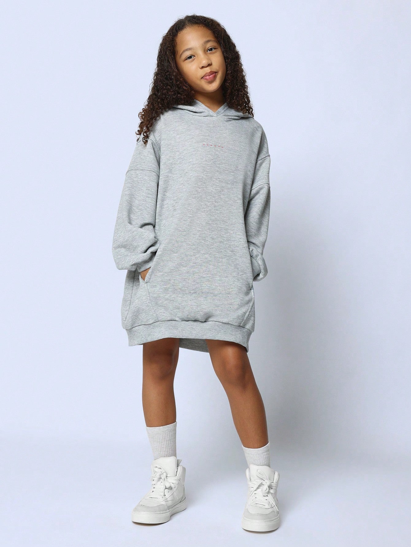 Tween Girls Overhead Hoodie Dress