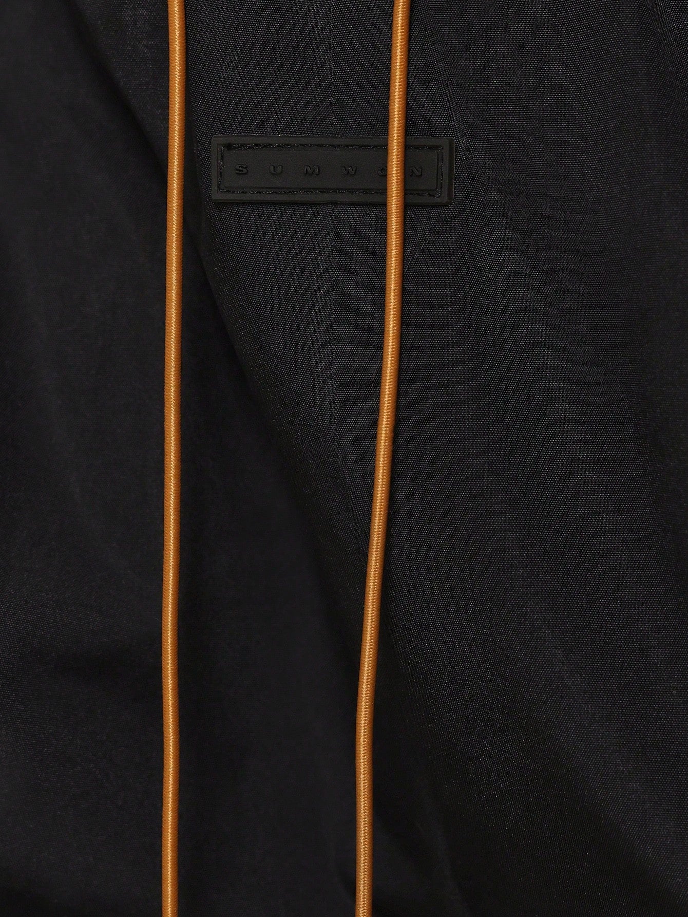 Straight Fit Panelling Pant With Drawstring