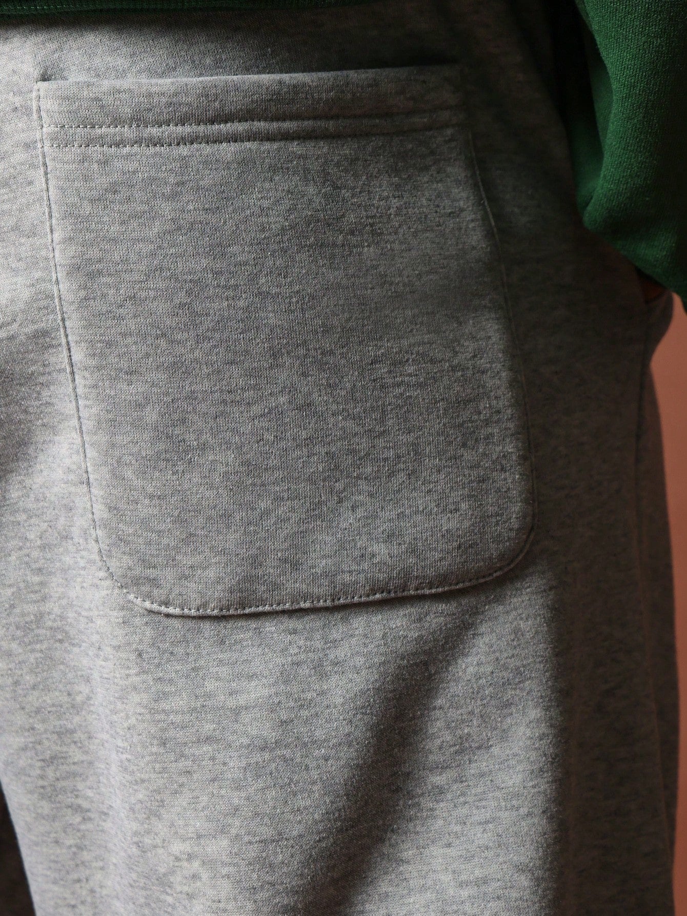 Skater Fit Sweatpants With Drawstrings & Small Embroidery