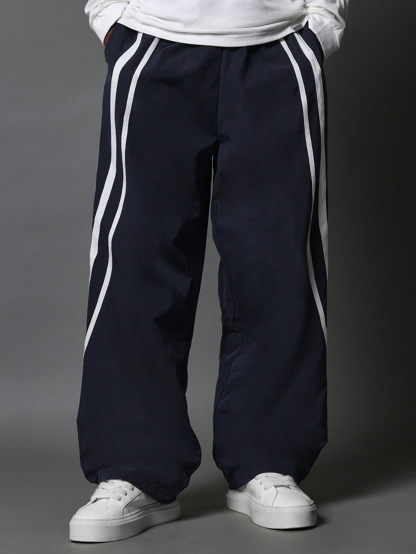 Loose Fit Baggy Stripe Pant