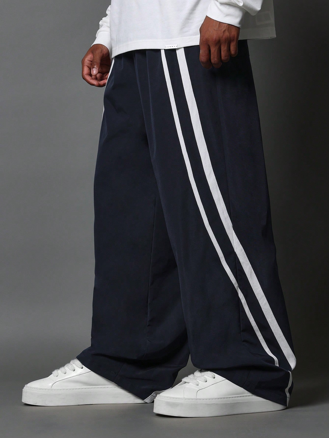 Loose Fit Baggy Stripe Pant