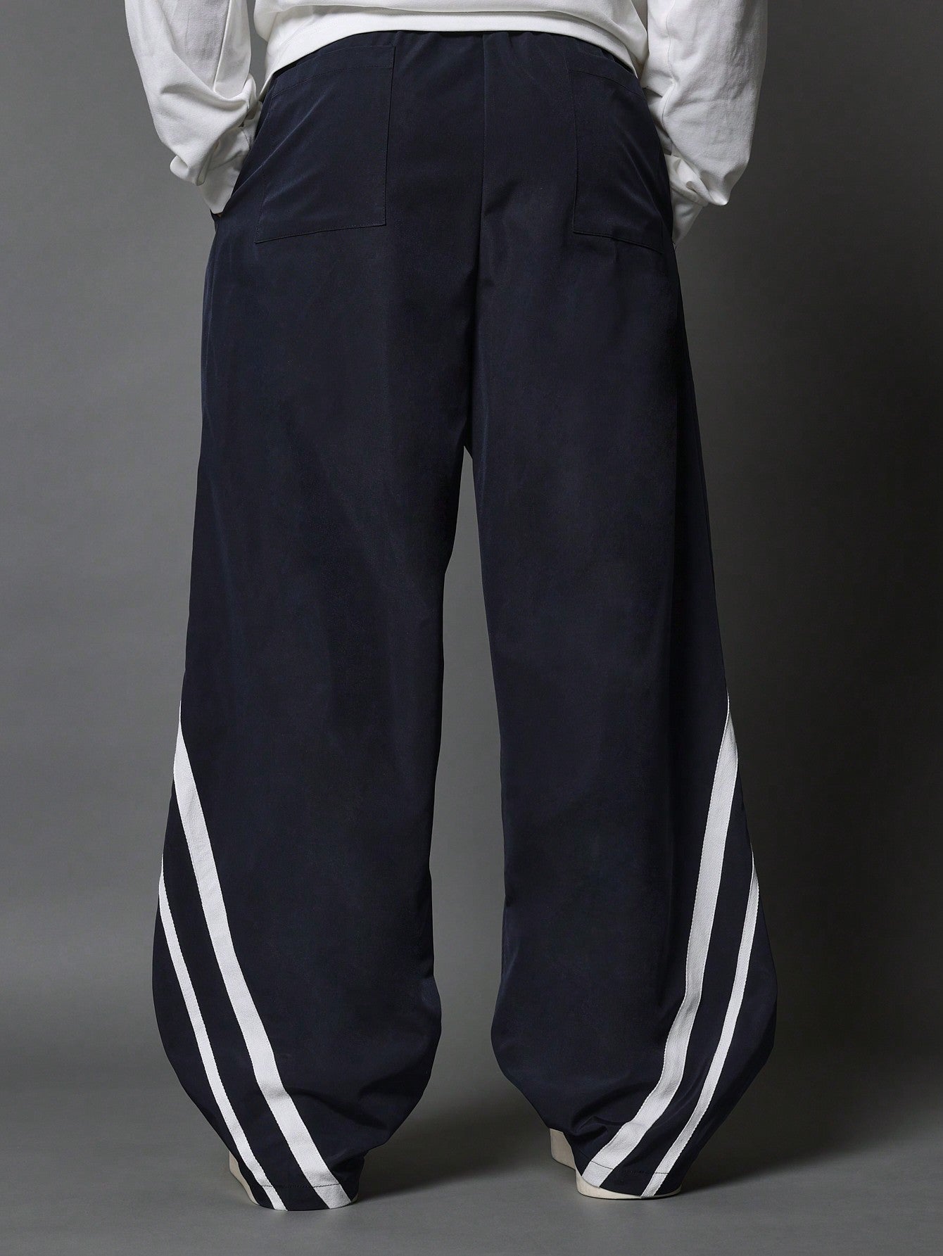 Loose Fit Baggy Stripe Pant