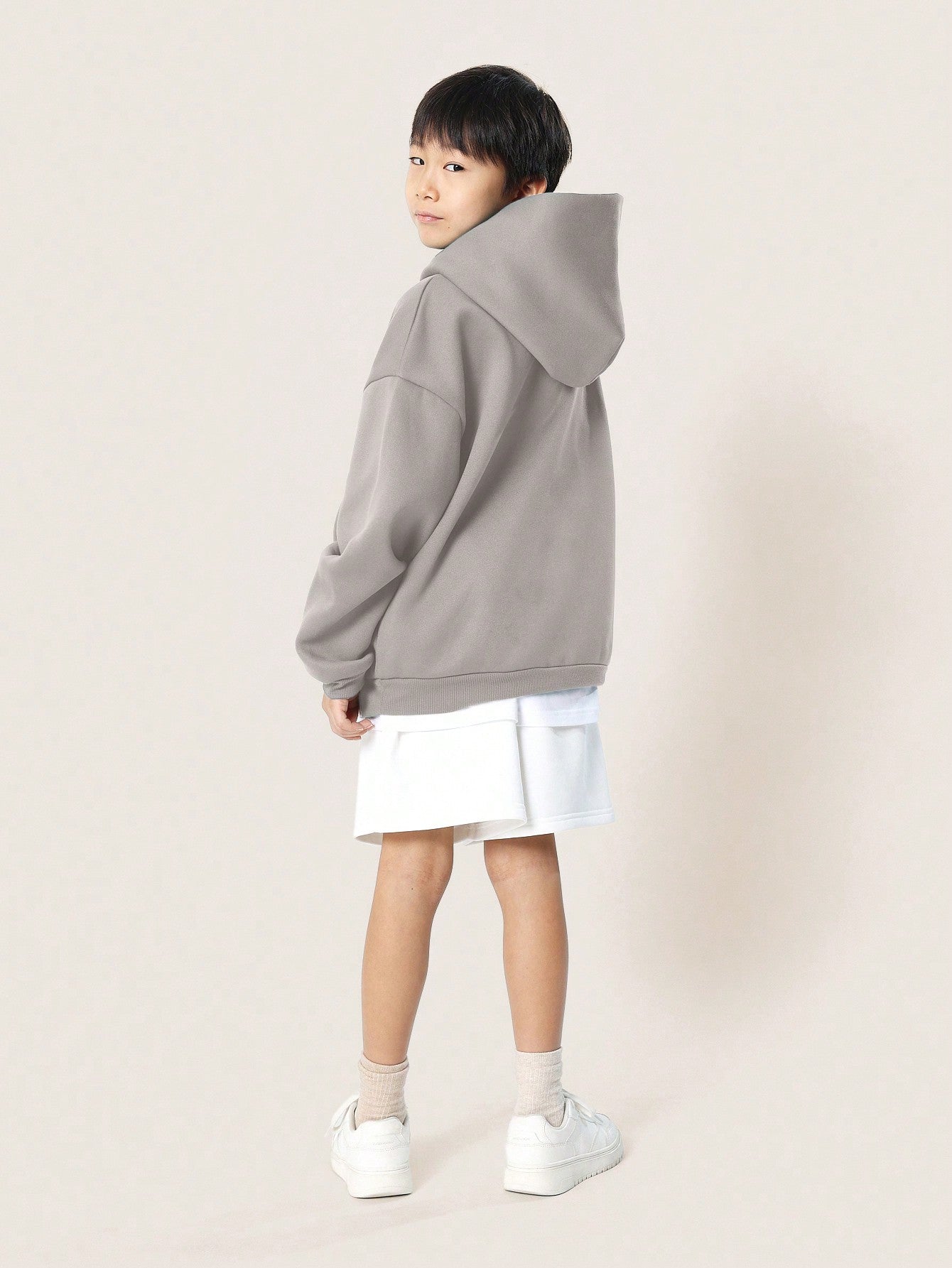 Tween Boys Comfy Regular Fit Overhead Essential Hoodie