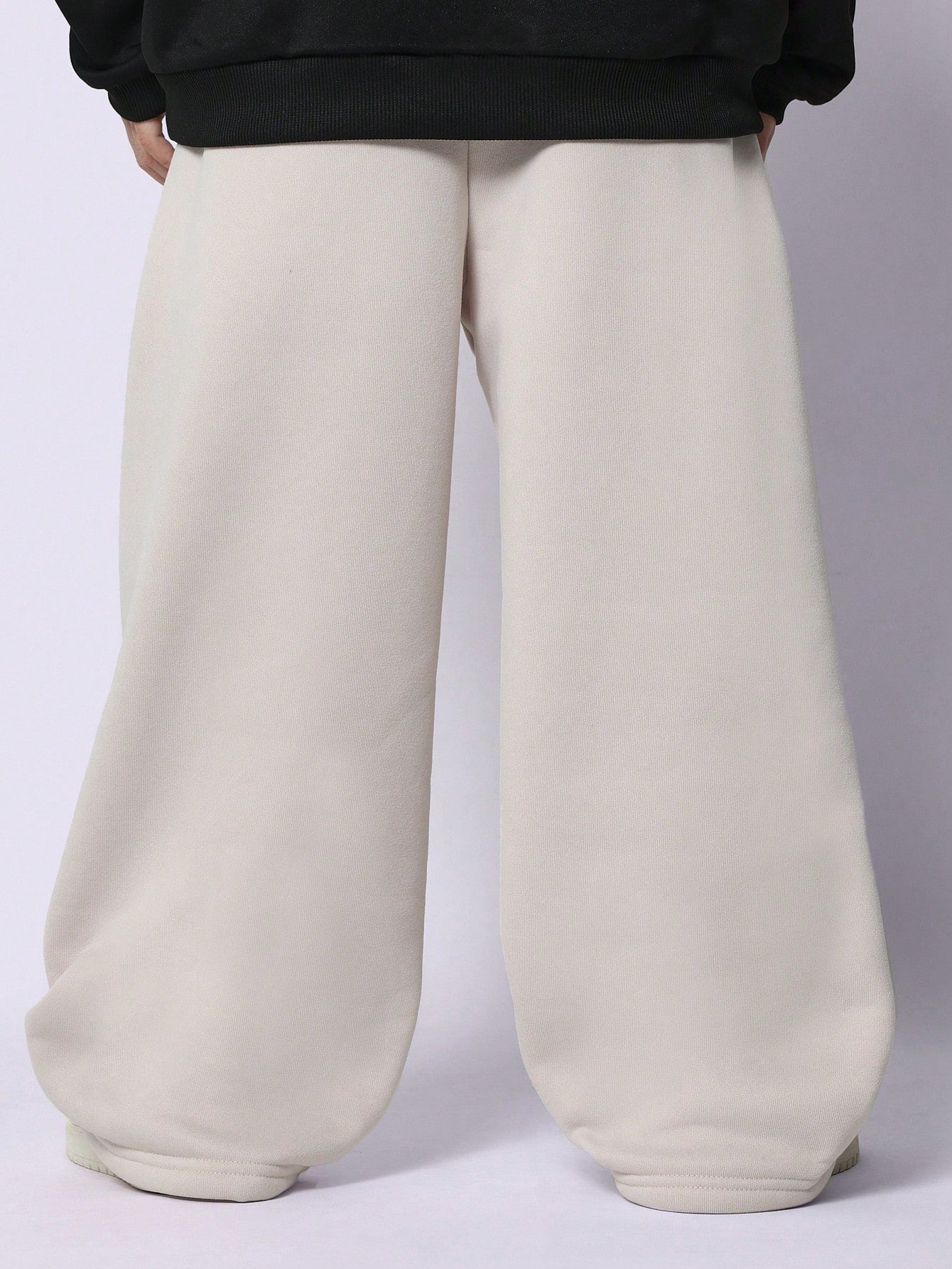 Tween Boys Comfy Wide Leg Drop Crotch Sweatpants