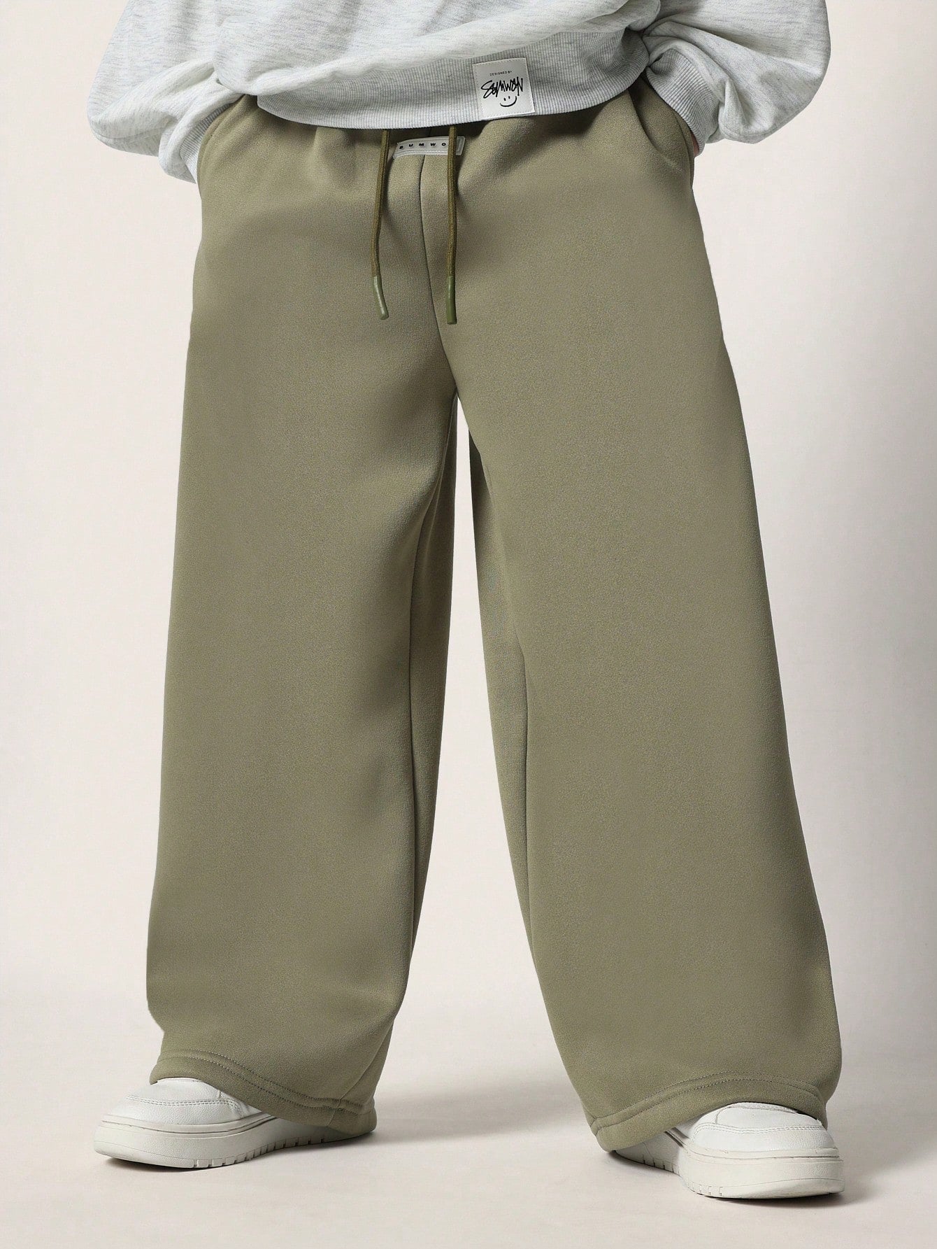 Tween Boys Comfy Wide Leg Drop Crotch Sweatpants