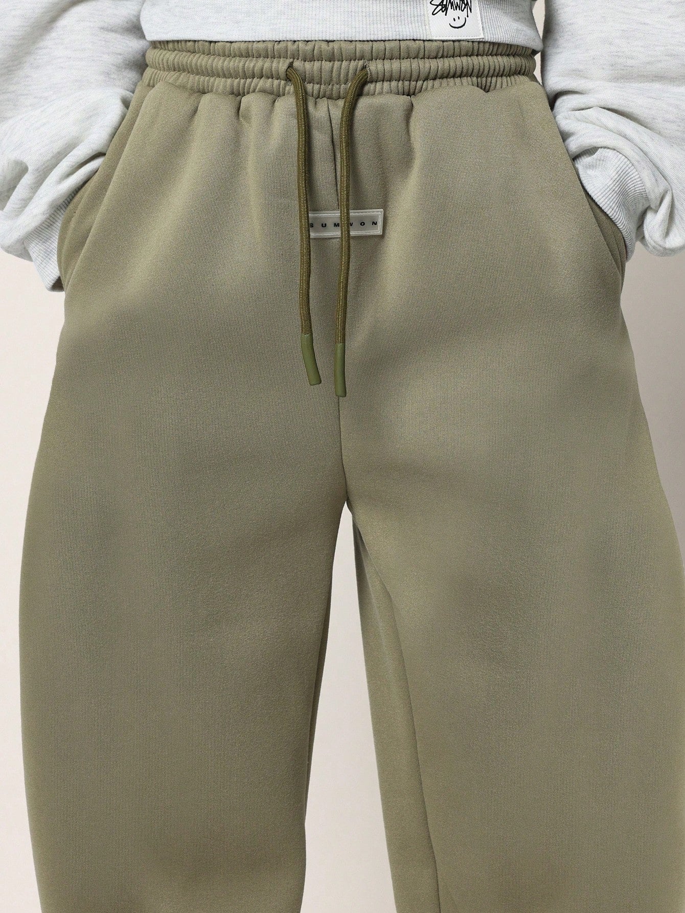 Tween Boys Comfy Wide Leg Drop Crotch Sweatpants