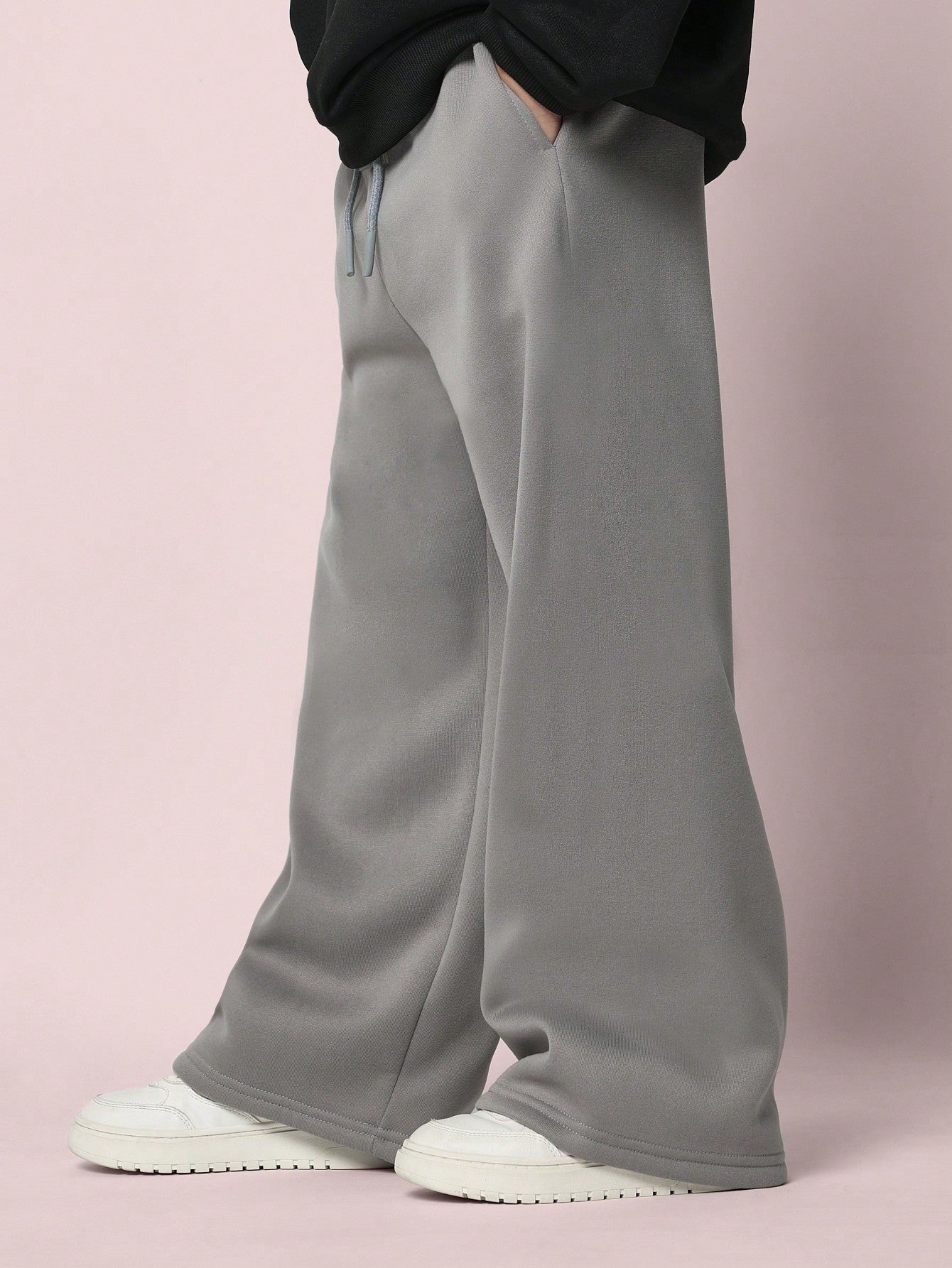 Tween Boys Comfy Wide Leg Drop Crotch Sweatpants