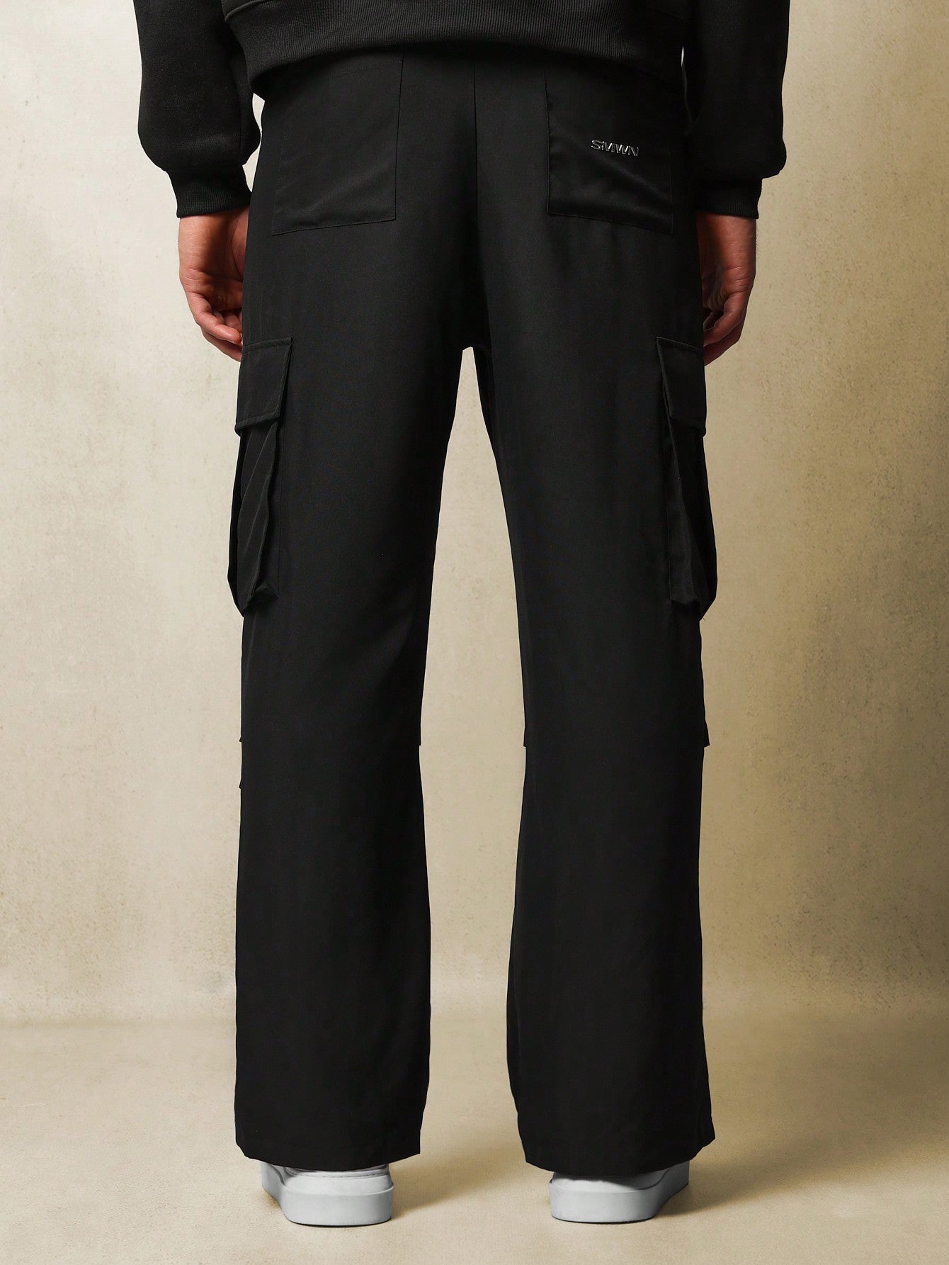 Nylon Flare Fit Pant Sm1-600-3866